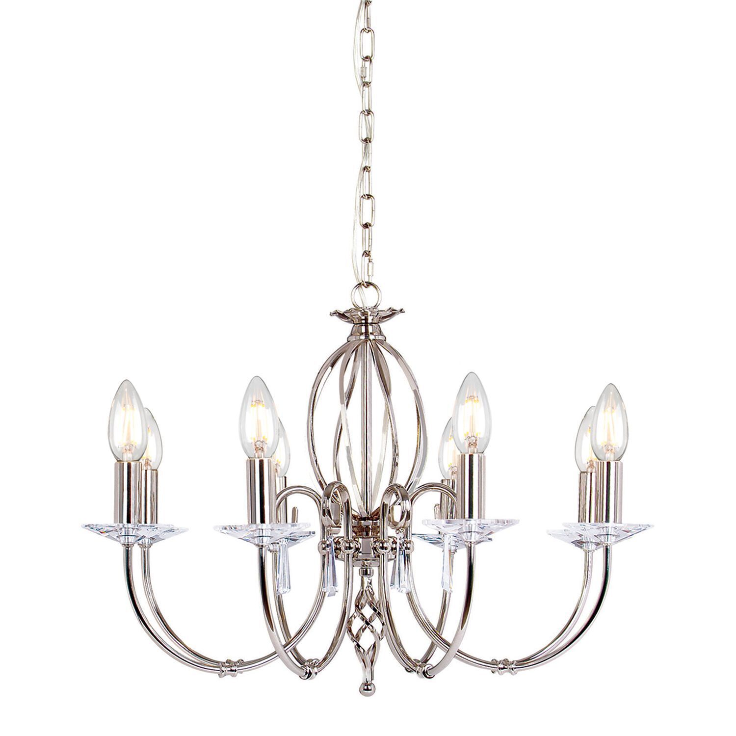 Lustre métal cristal Premium Design CANDELA