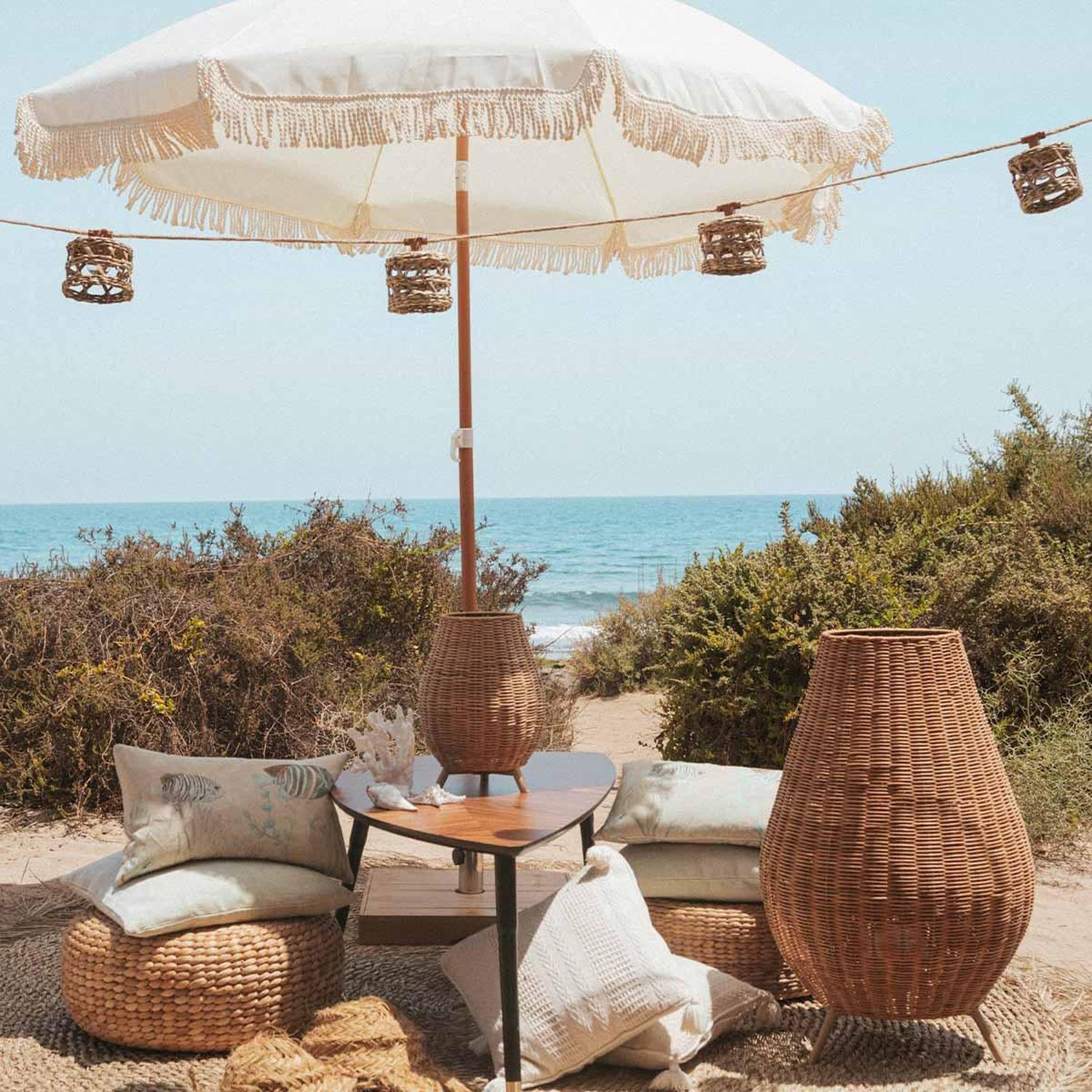 Moebel, Tabelle, Wohnen, Terrasse, Sonnenschirm