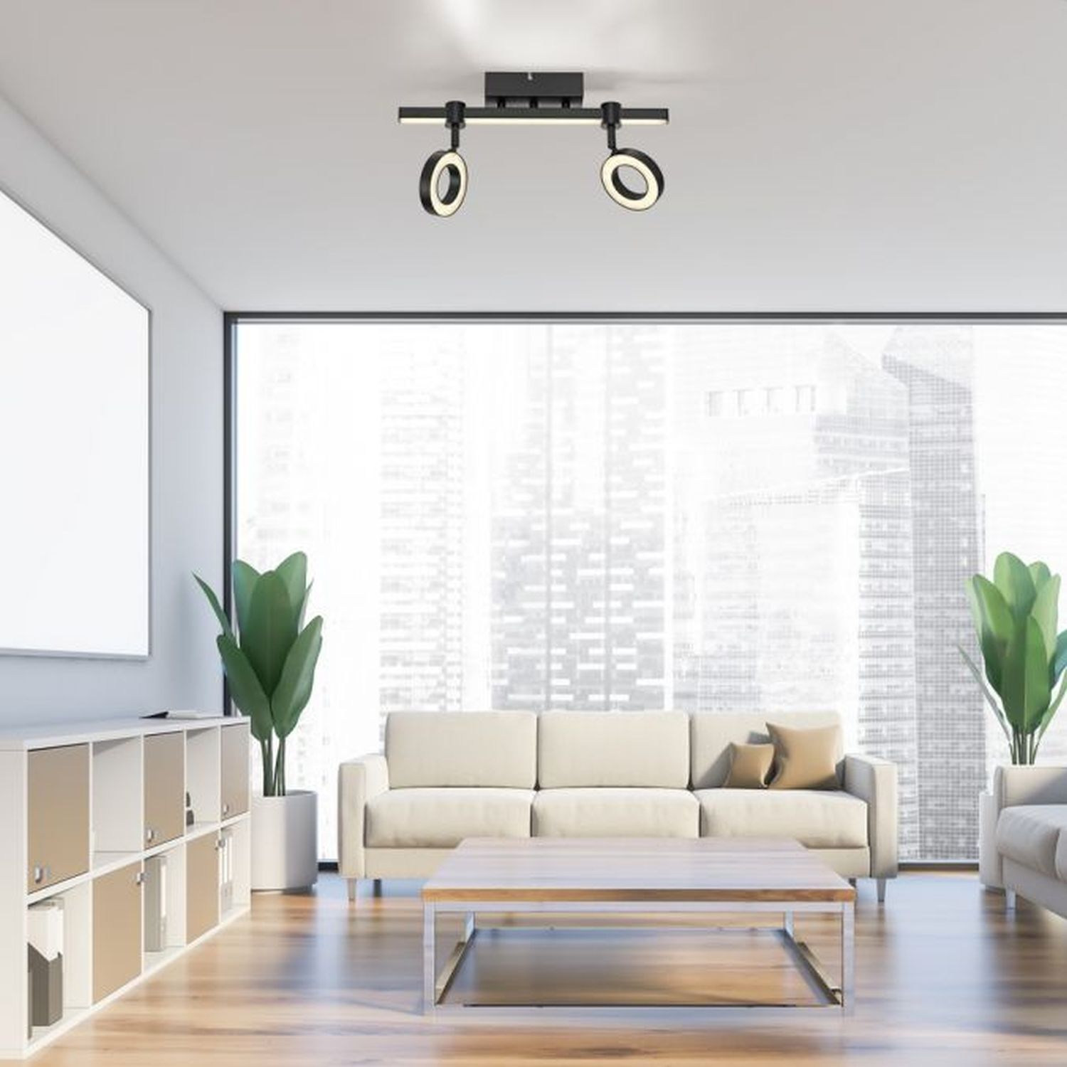 Verstellbarer LED Deckenspot Schwarz RGB Licht dimmbar Wohnzimmer, Dekoration Ihres Zuhauses, Kaffeetisch, Tabelle, Innenarchitektur