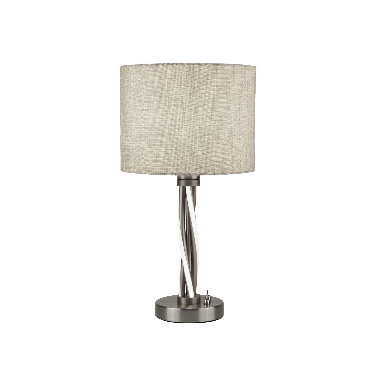 Lampe de table LED E27 H : 47 cm colonne éclairée