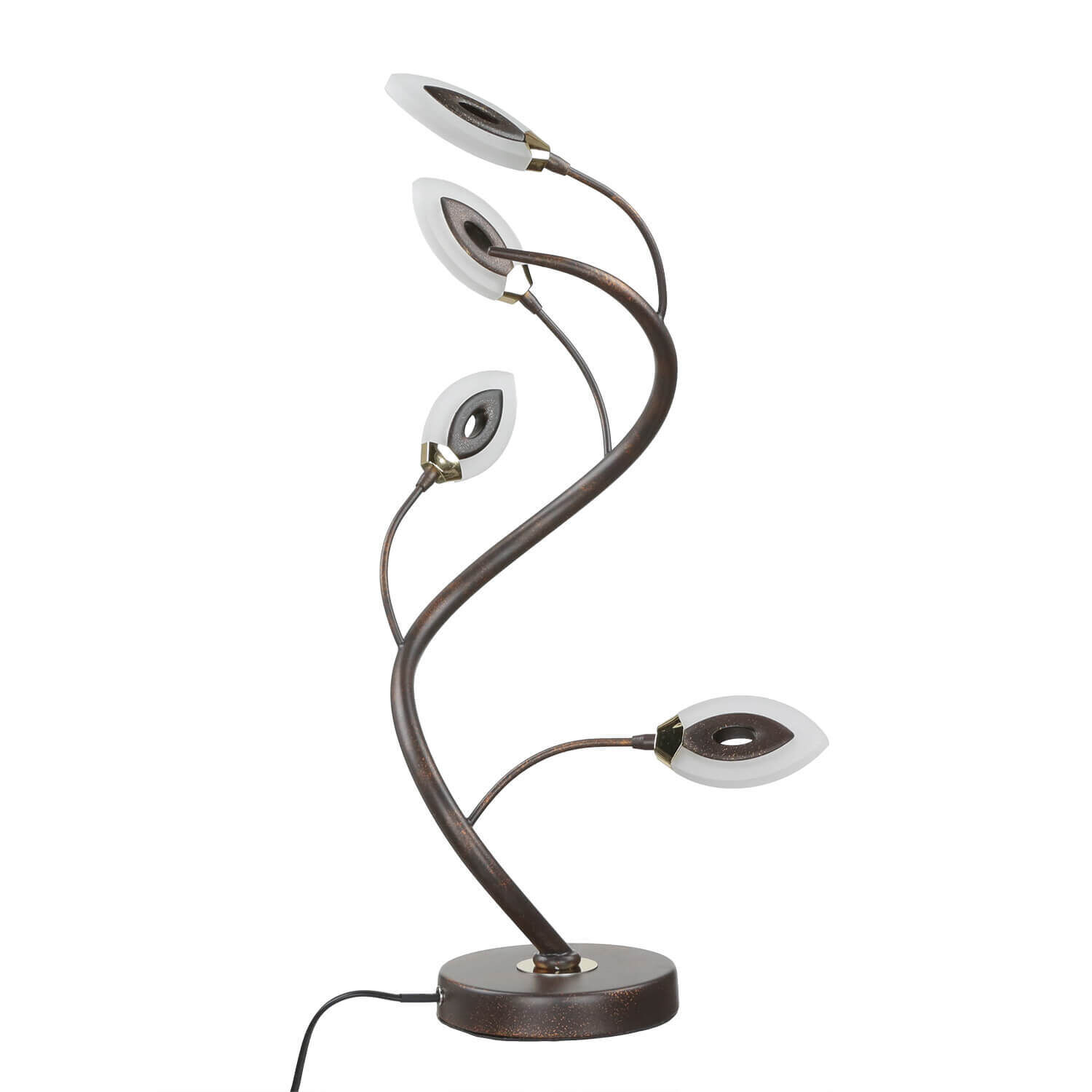 LED Tischlampe Modern Rostbraun Floral GORI