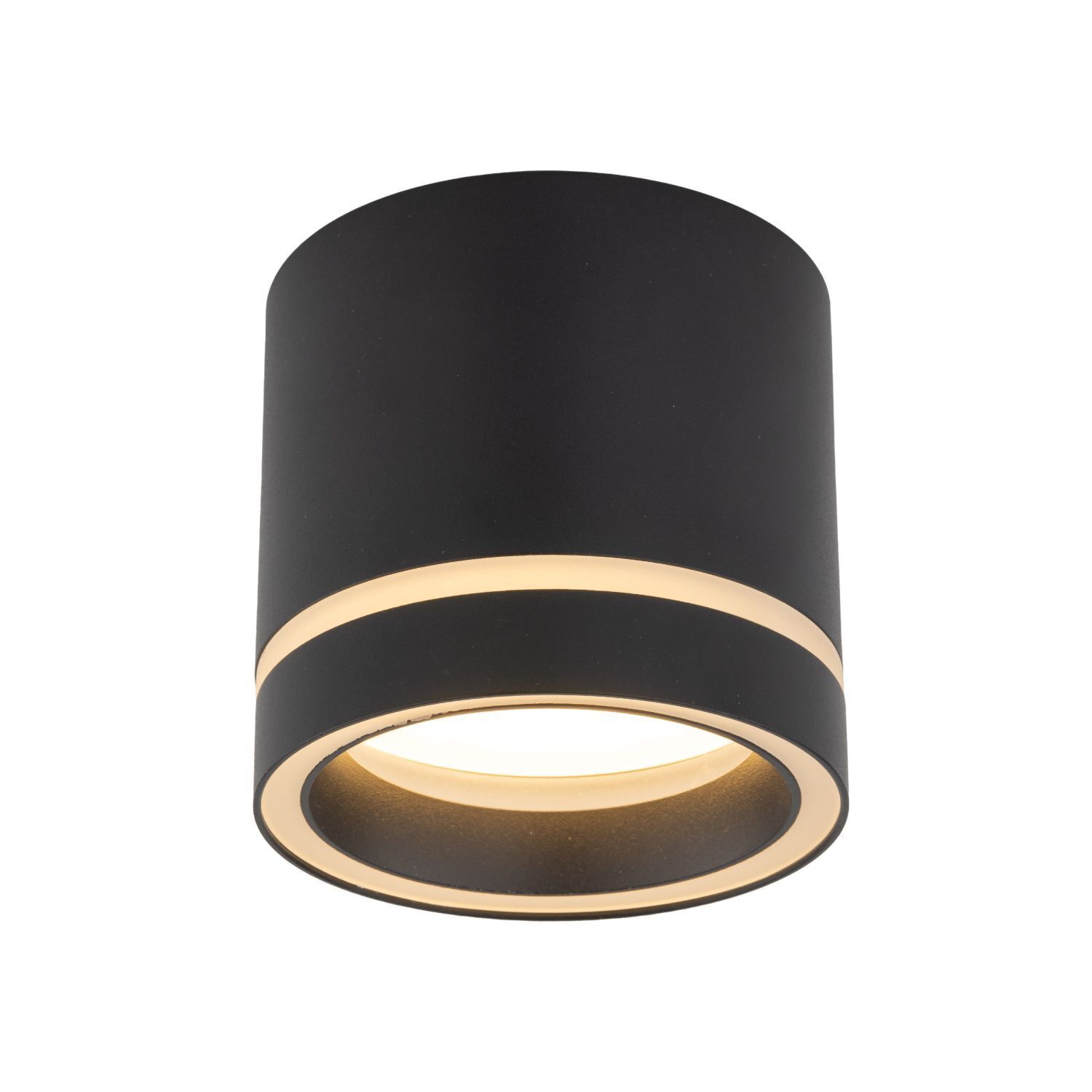 Deckenlampe Schwarz Aufputz Ø 8,5 cm klein Metall