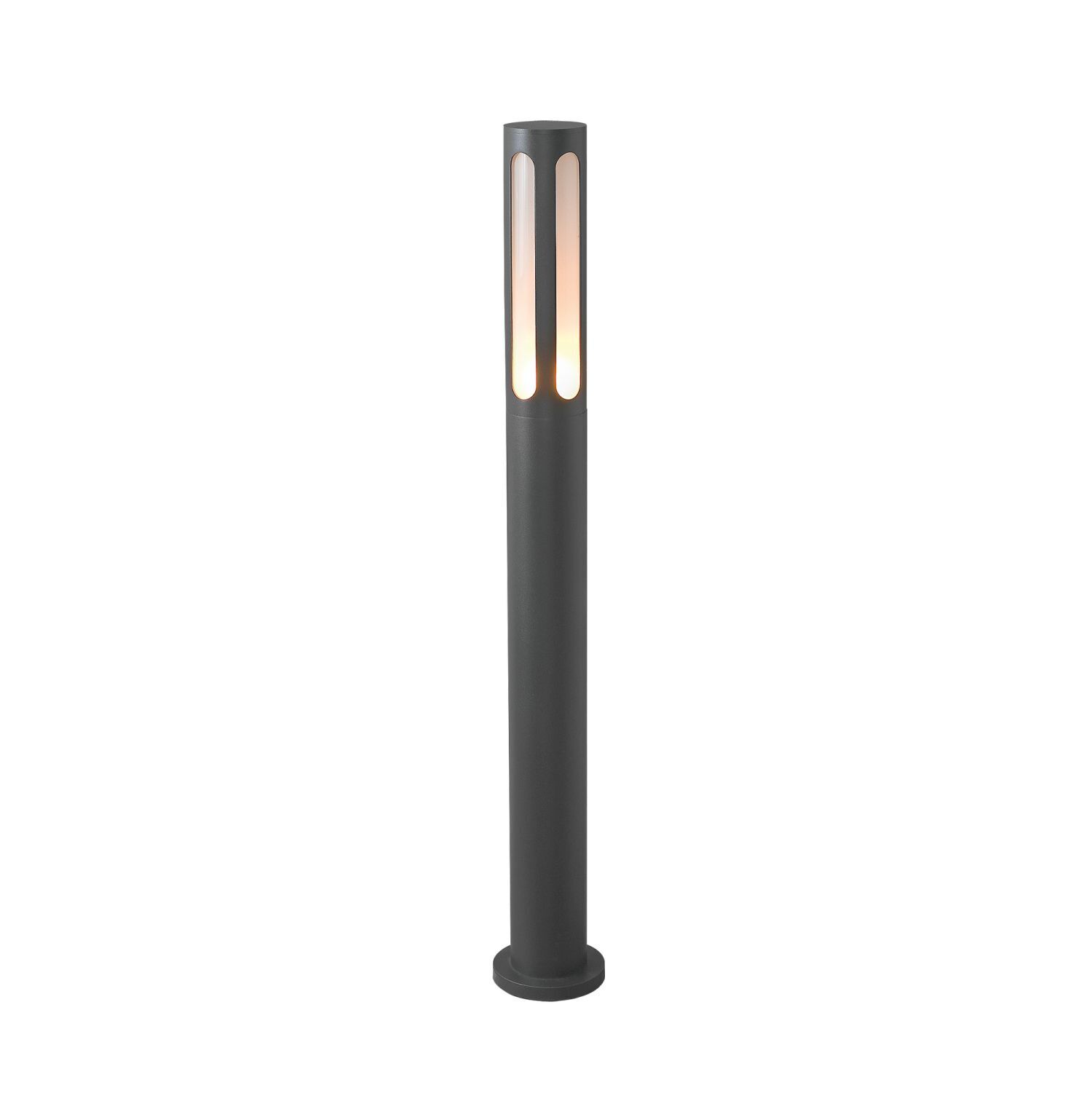 Pollerleuchte IP42 E27 100 cm hoch in Schwarz
