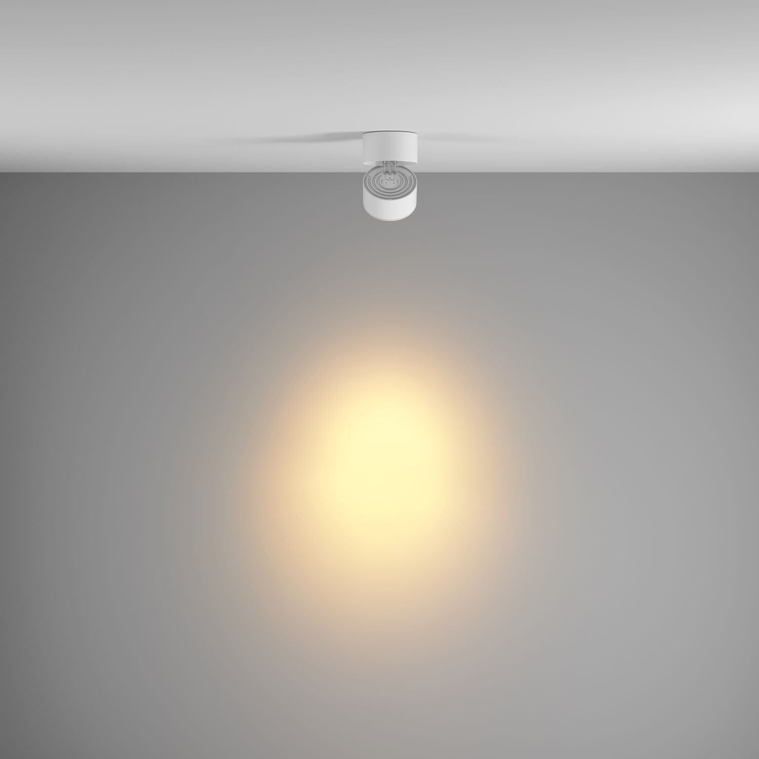 LED Deckenspot schwenkbar Metall Weiß L:10 cm 3000 K Deckenleuchte, Spotlight, LED, Weiß, Wand-/Deckenleuchte