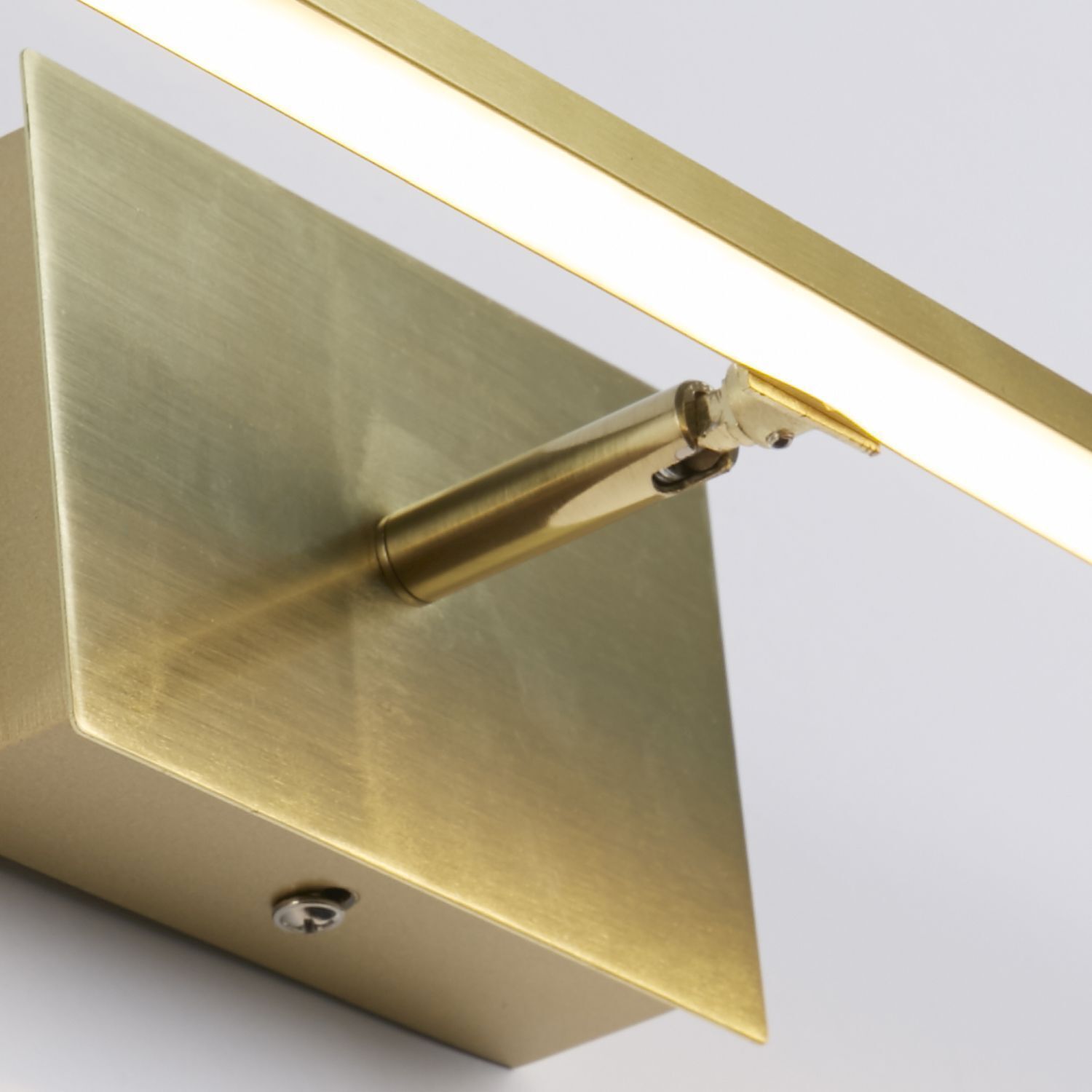 LED Spiegellampe in Messing Metall B:61 cm IP44 2700 K