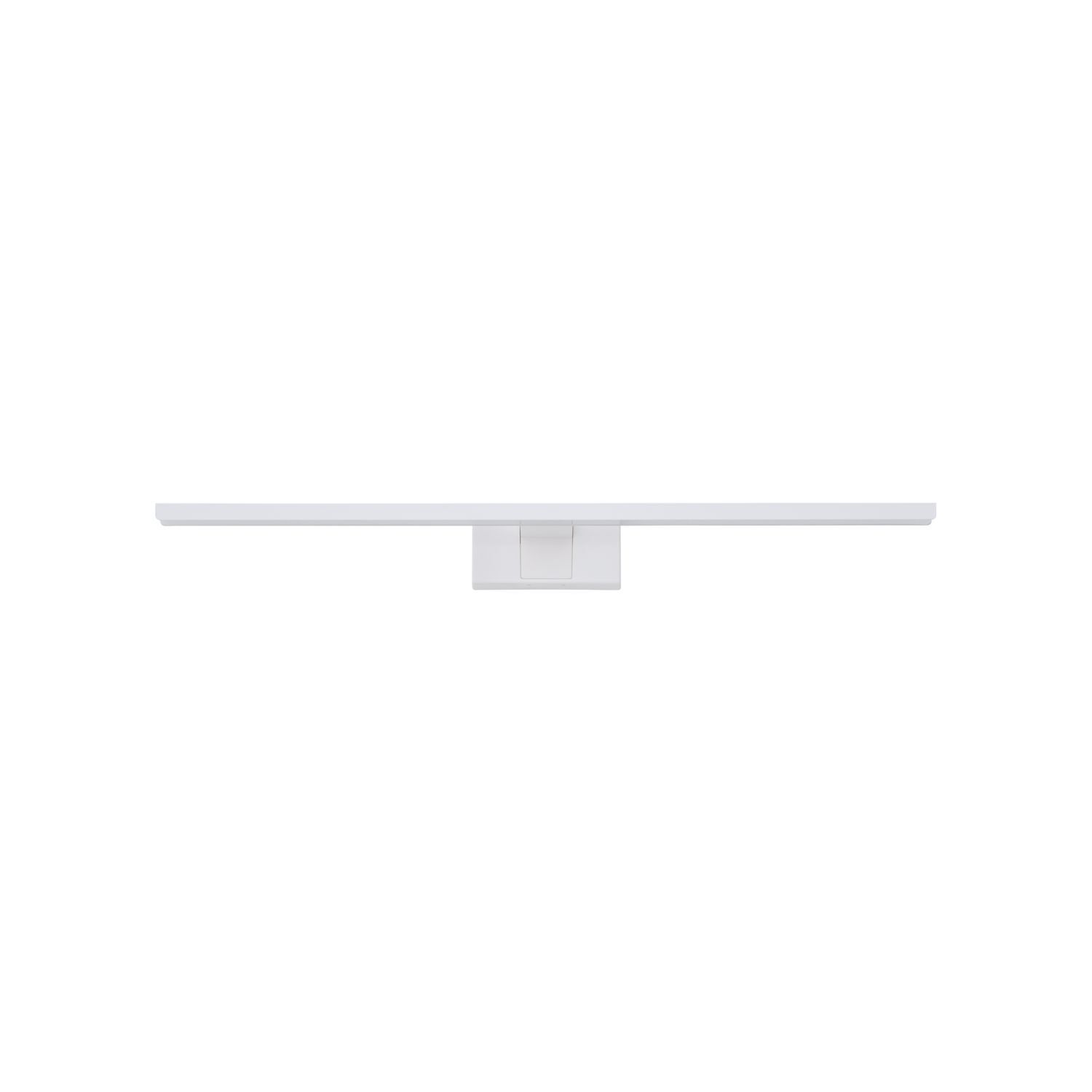 Lampe à miroir LED IP44 blanche aluminium 3000 K 900 lm