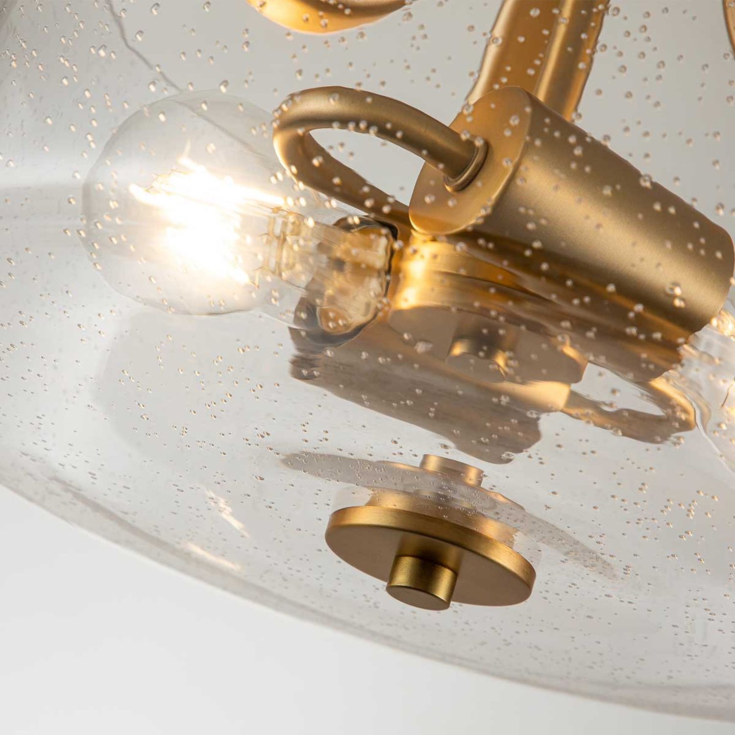 Deckenlampe, Gold, Glas, Beleuchtung, Kugel-Lampe
