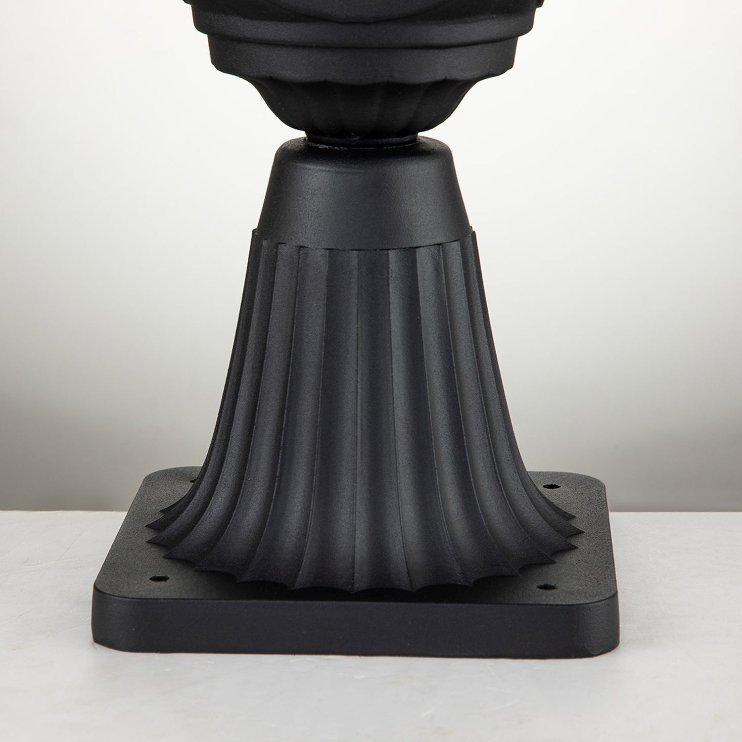 Lampe de socle extérieure H : 51 cm IP44 Noir Vintage RICHARD
