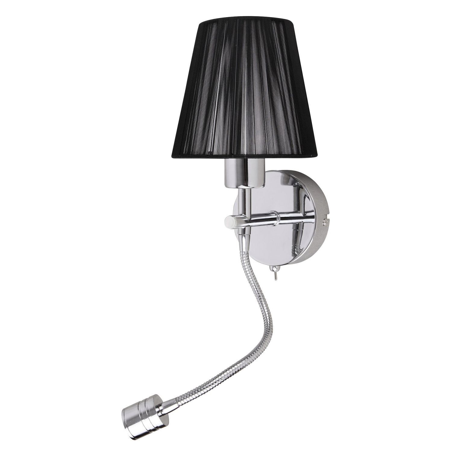Wandlampe mit Schwanenhals LED E14 Schalter Lampe, Lampenschirm, Tischlampe, Zimmer, Duscharmatur