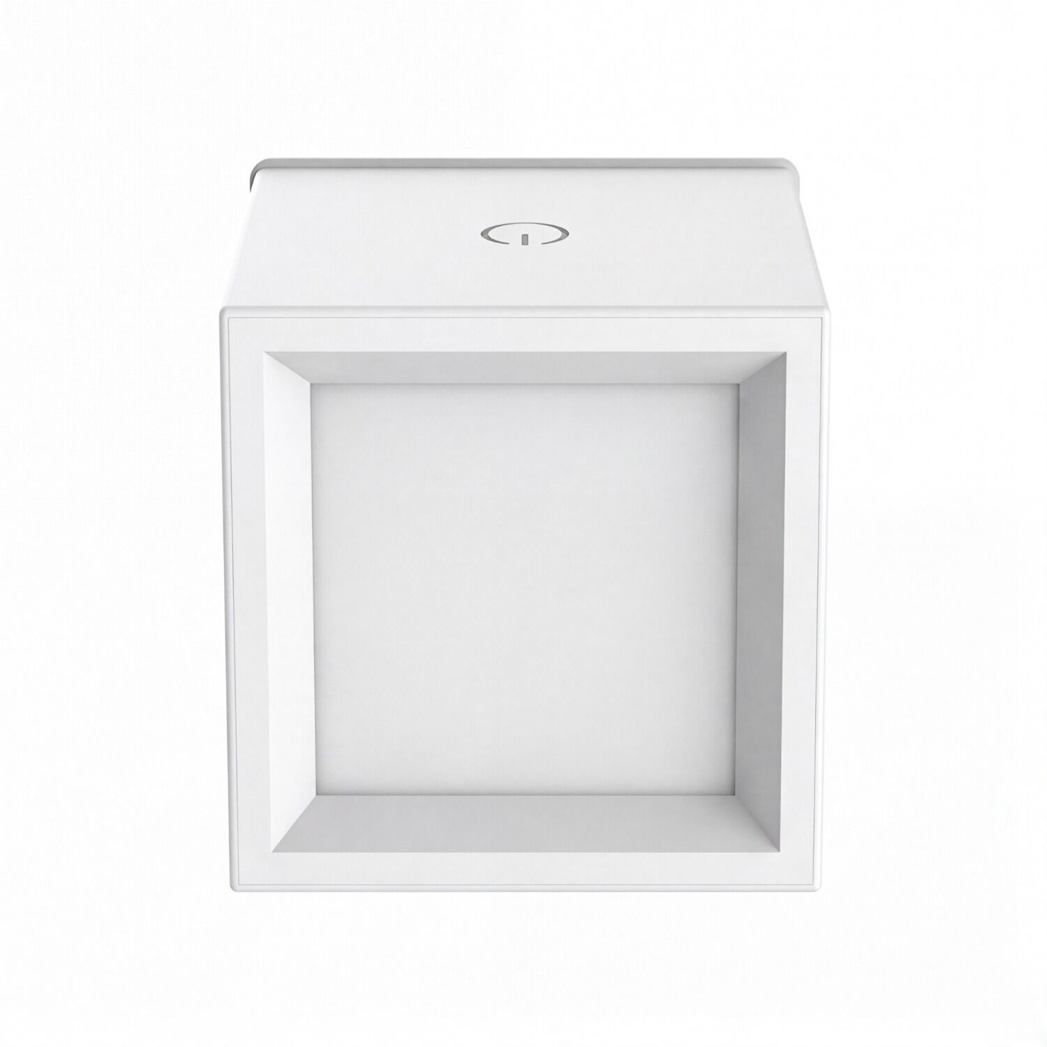 126607-kabellose-wandlampe-led-touch-dimmer-weiss-quadratisch-b-75-cm-klein-akku-wandleuchte-innen-ohne-bohren-schlafzimmer-wohnzimmer-4 LED-Panel, Flush-Mount, Quadrat-Rahmen, Weiß, Einbau-Licht