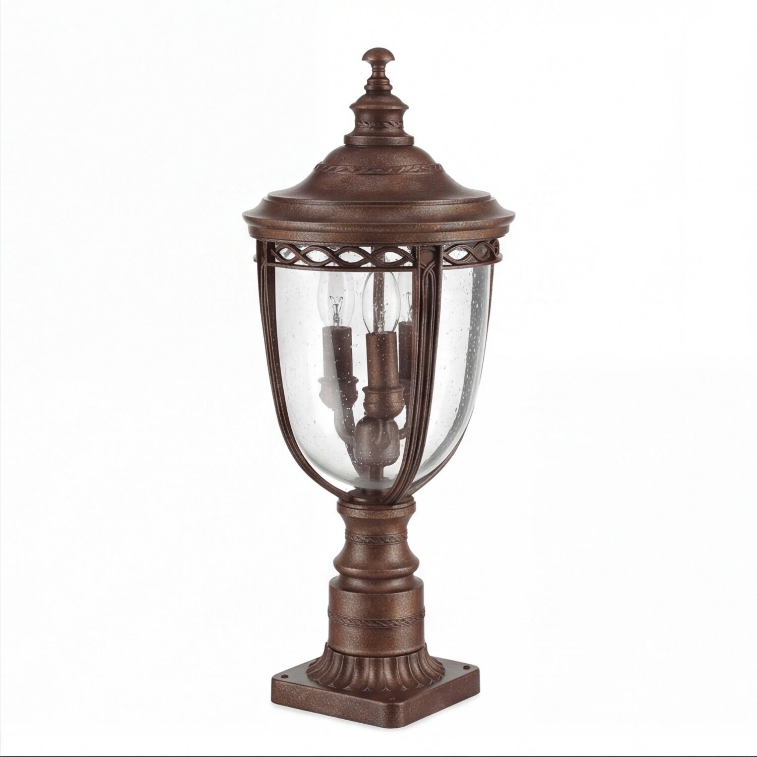 le41885-bodenleuchte-garten-terrasse-aussen-metall-rustikal-industrial-3-flammig-e14-ip44-dimmbar-02 Laterne, Gartenlampe, Bronze, Glas, Standleuchte