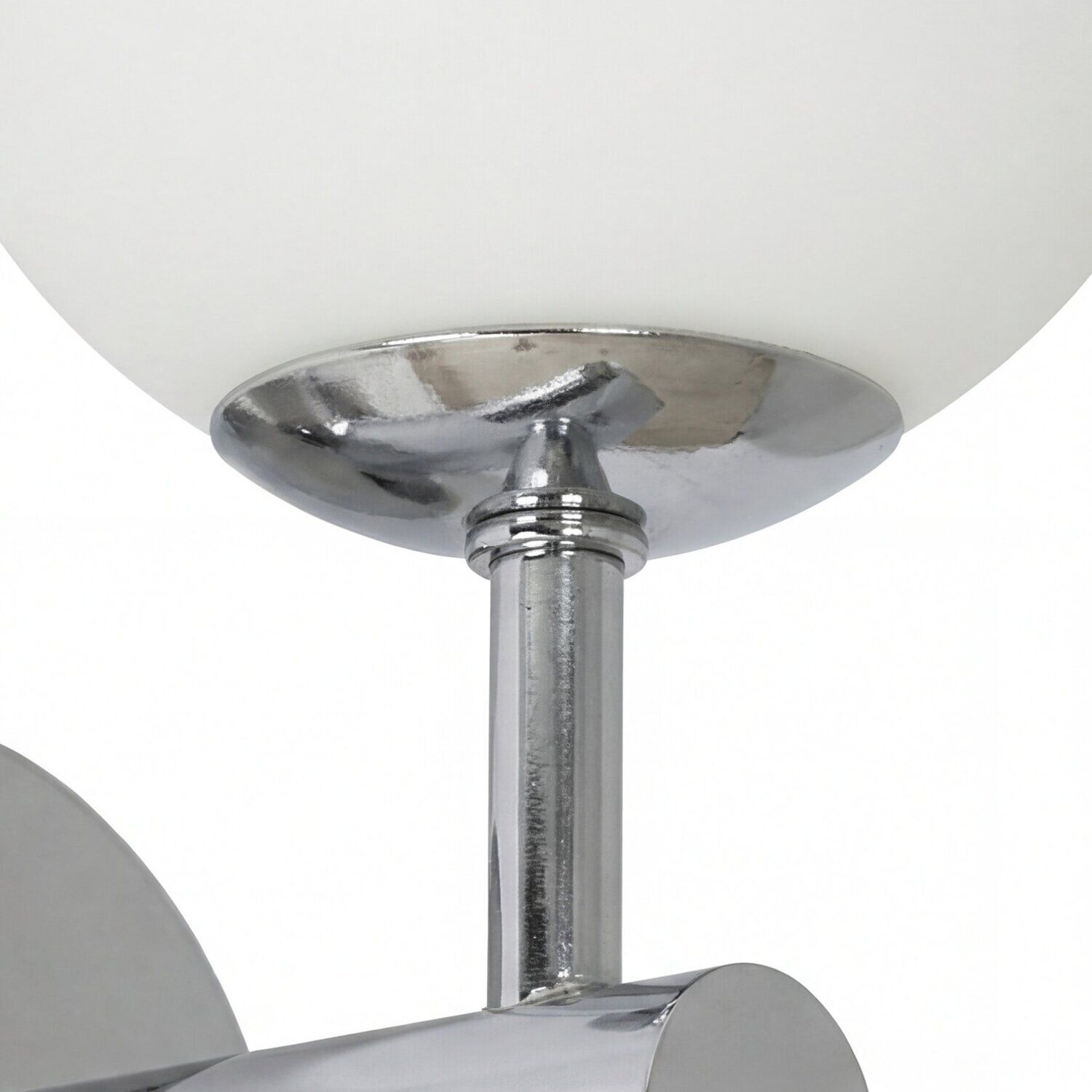 wandleuchte-wohnzimmerbeleuchtung-wandlampe-wohnzimmer-fernando-1x-g9-bis-33-w-chrom-weiss-klassisch-mit-schalter-05 chromed, Metall, Deckenmontage, Stange, Schirm