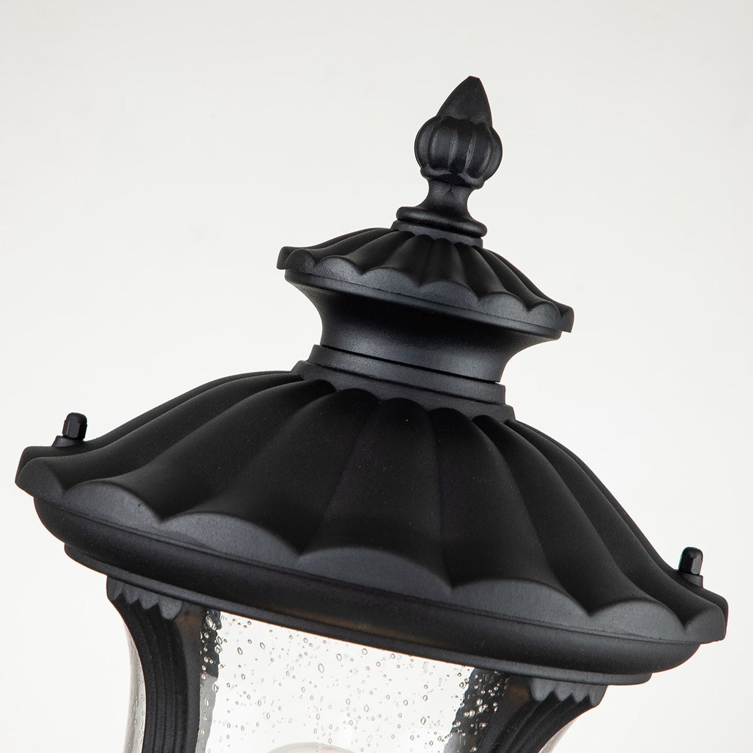 Lampe de socle extérieure H : 51 cm IP44 Noir Vintage RICHARD