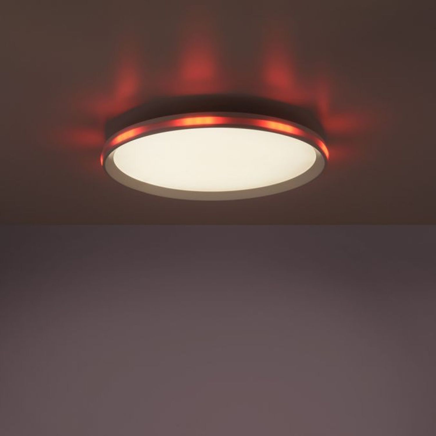 Moderne LED Deckenlampe RGB Licht Ø45 cm 2800 lm 22 W Deckenleuchte