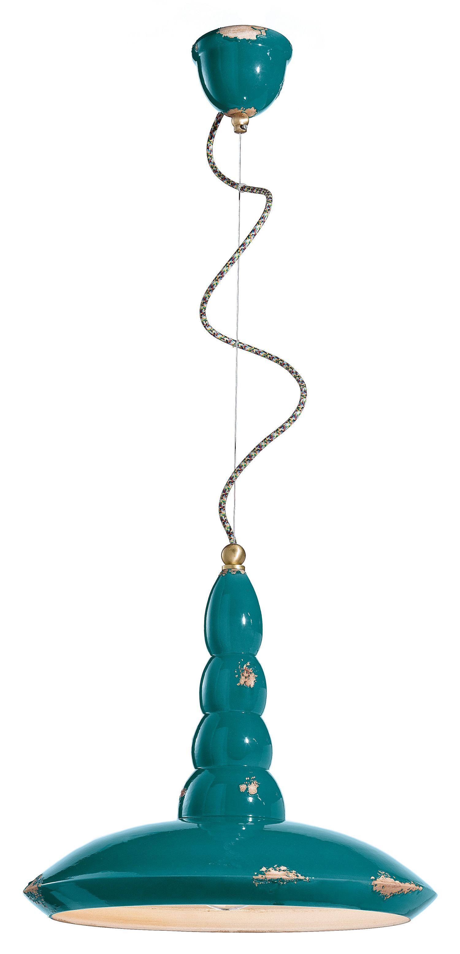 Lampe à suspendre céramique E27 D : 40 cm H : max. 137 cm rond