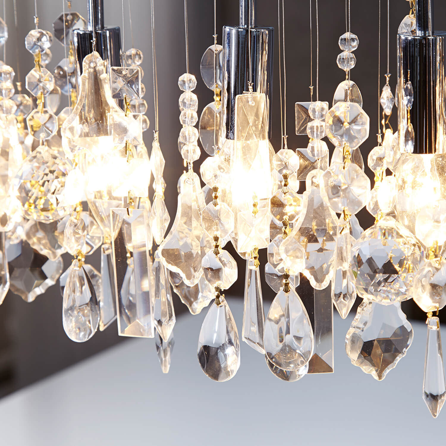 Leuchter, Lampe, Kristall