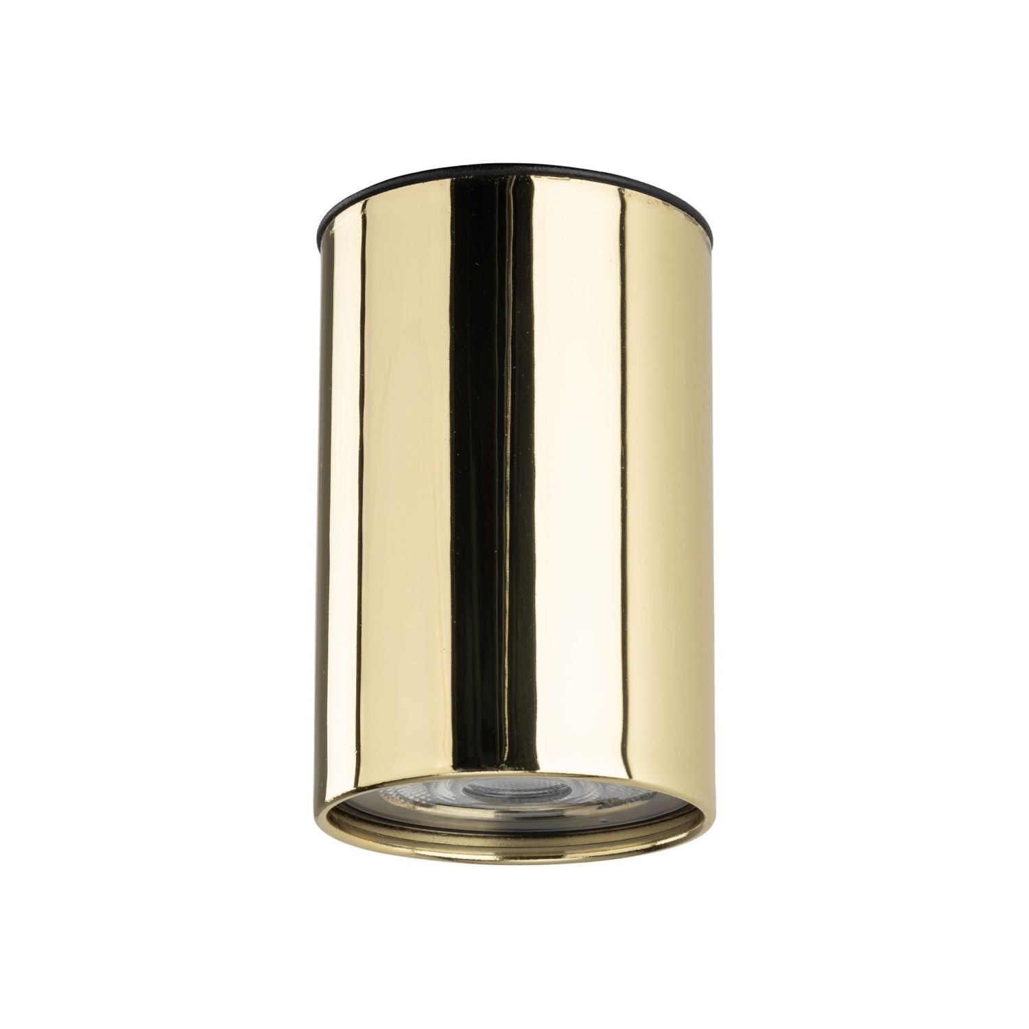 Deckenlampe Metall in Gold GU10 Ø 5 cm H: 8 cm klein Aufputz