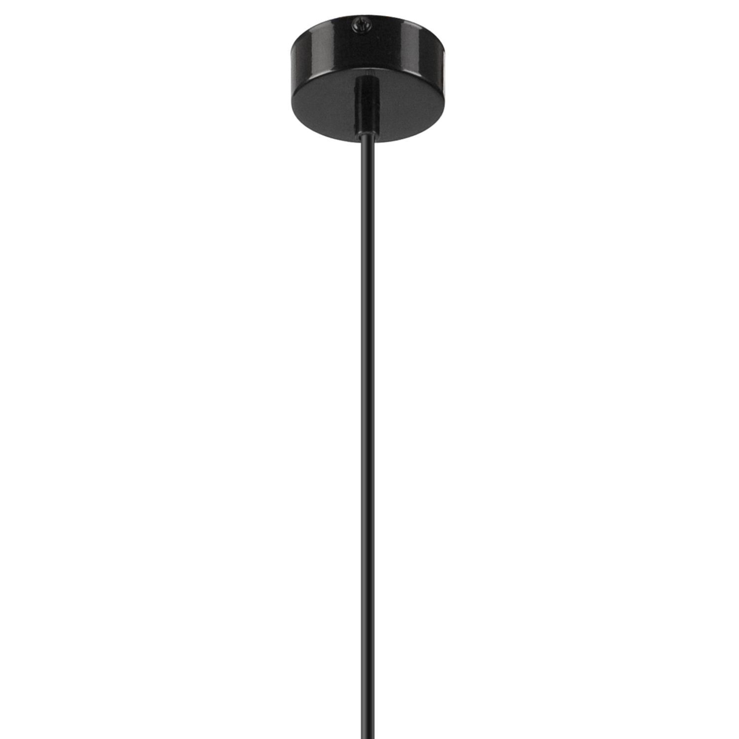 Lampe à suspendre Noir E27 Ø 28 cm Métal Rétro ORVAR