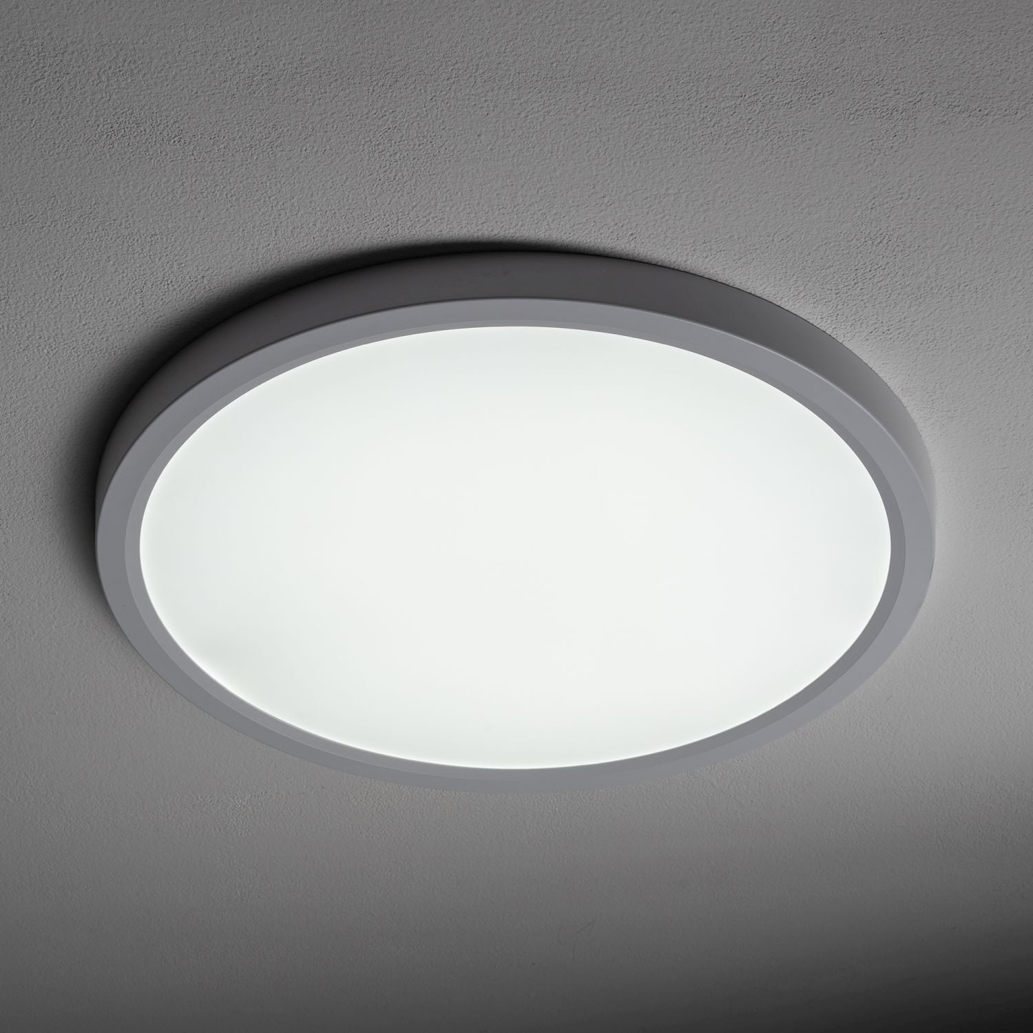 LED Deckenlampe Weiß Ø40 cm 3000-6000 K blendarm