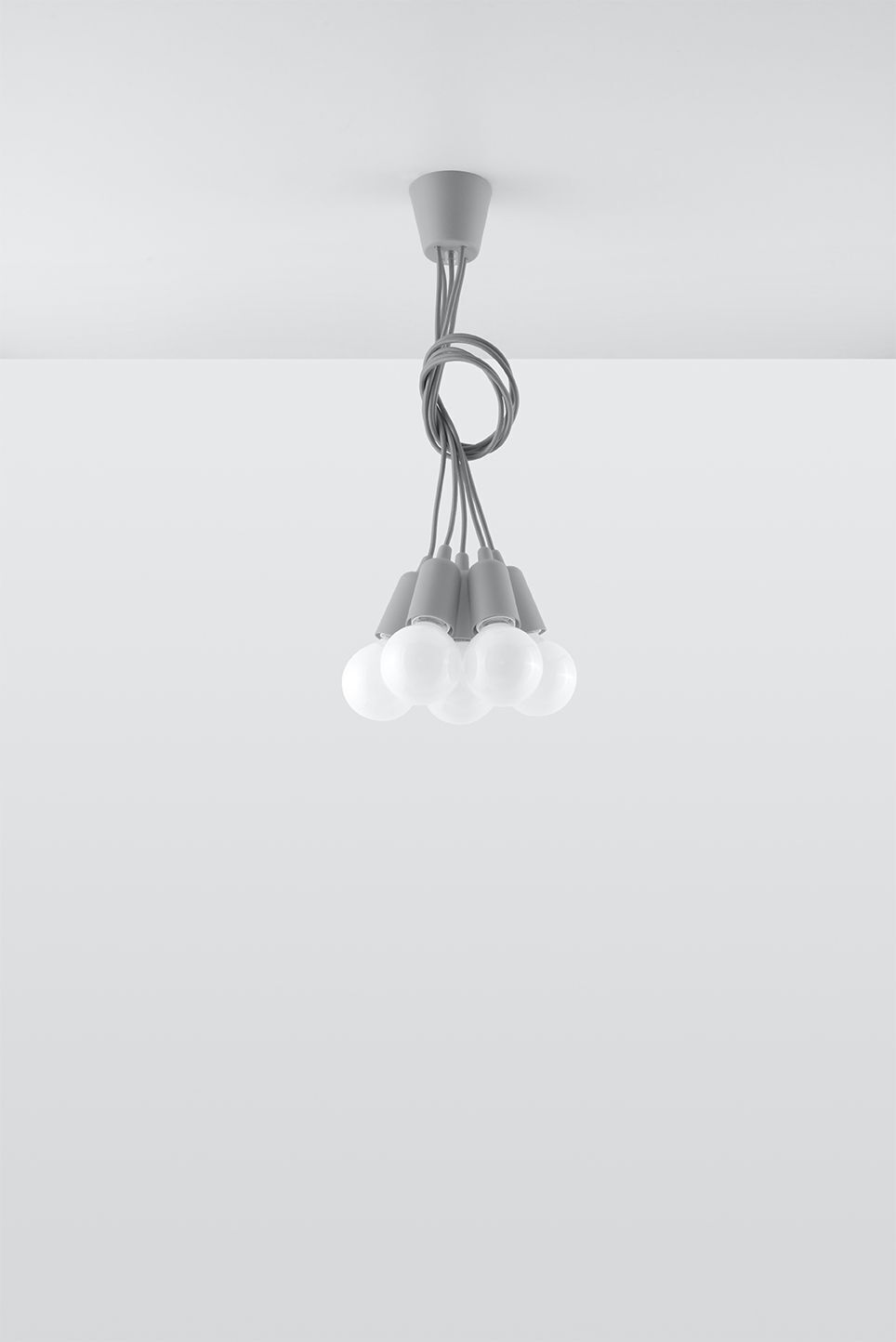 Lampe à suspendre rétro vert réglable jusqu'à 90cm pour E27