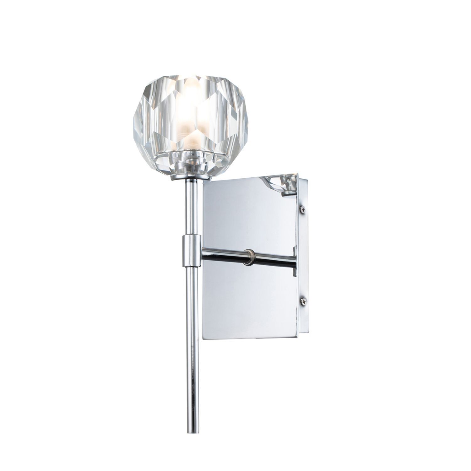 Wandlampe, Kristall, Chrom, Metall, Spiegellampe