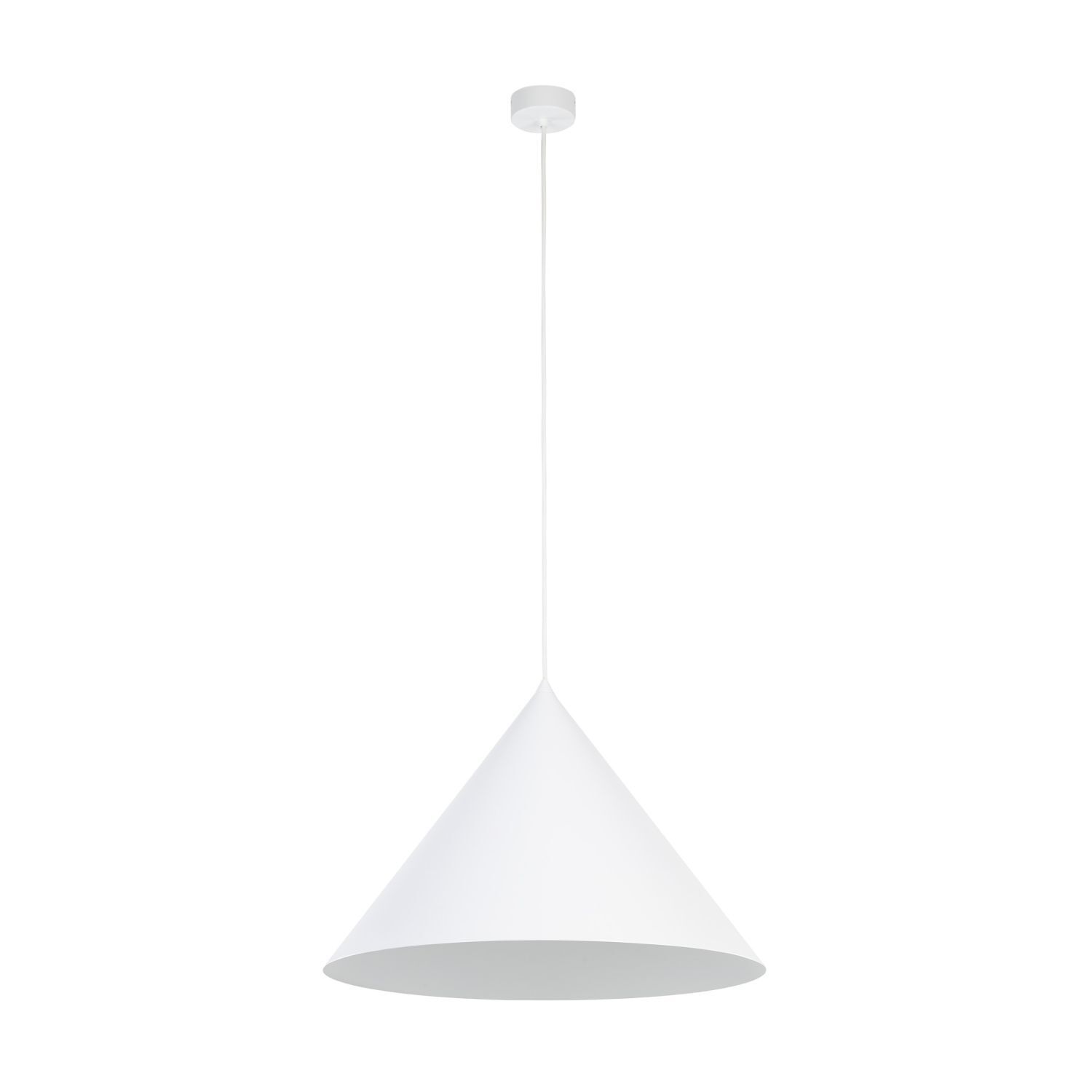 deckenpendel, Kegelschirm, weiß, hängendes Licht, decke montiert