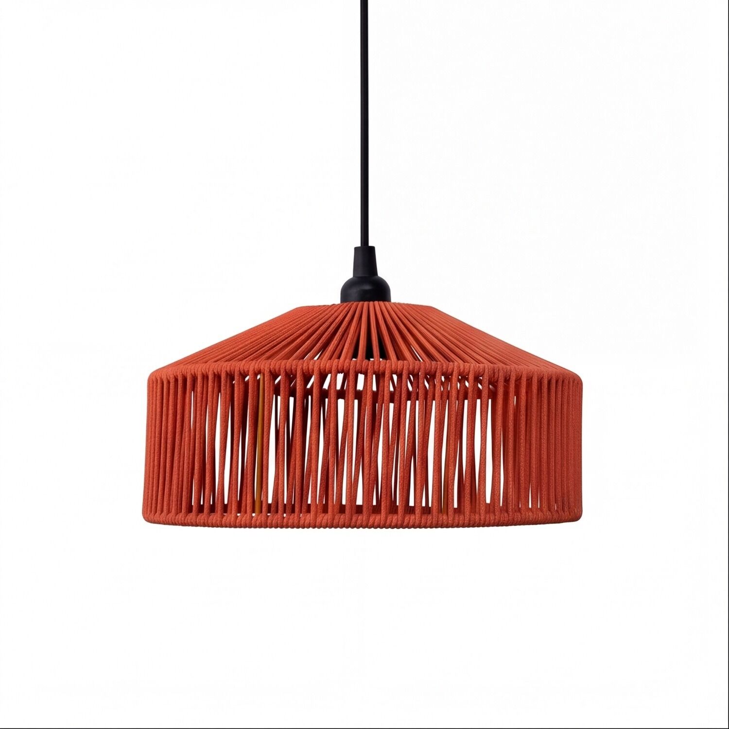 126612-pendelleuchte-aussen-seil-lampenschirm-e27-ip54-rund-d-30-cm-schwarz-terracotta-modern-aussenleuchte-garten-haengelampe-balkon-2 Hängelampe, Pendelleuchte, Kordellampe, orange, Moderne Beleuchtung