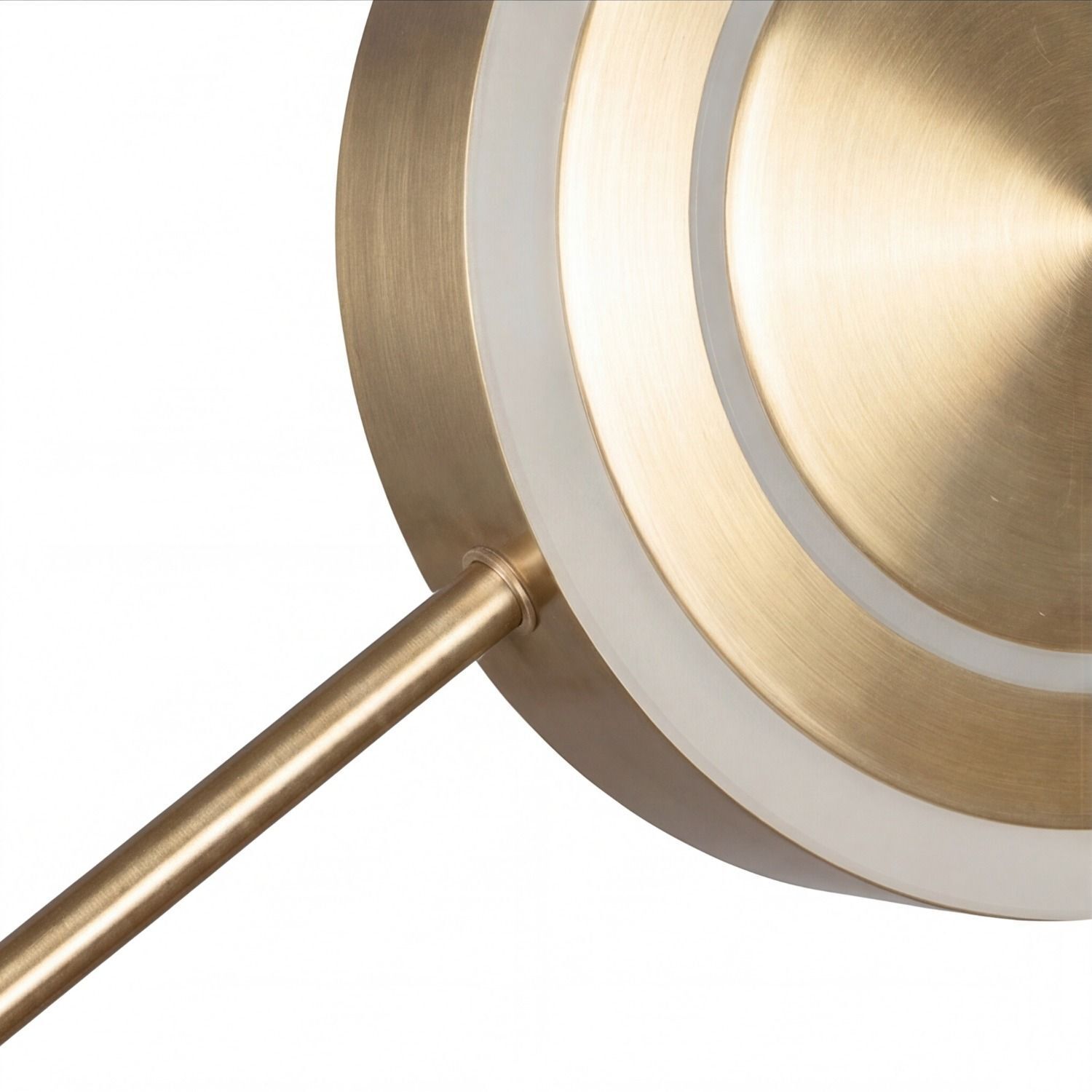 Lampe, Brass, Stehleuchte, Rund, Metall