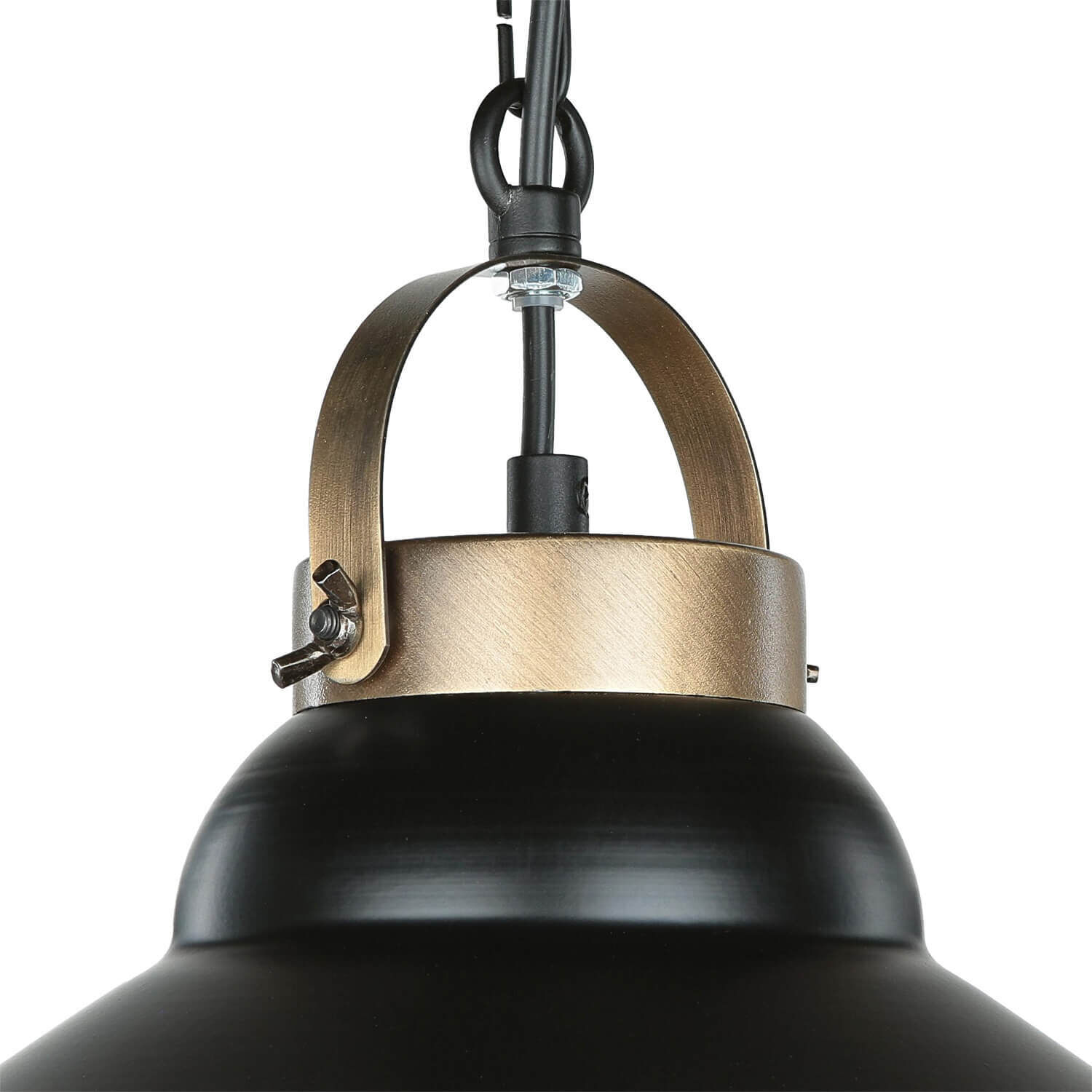 Lampe à suspendre élégante IRON en noir