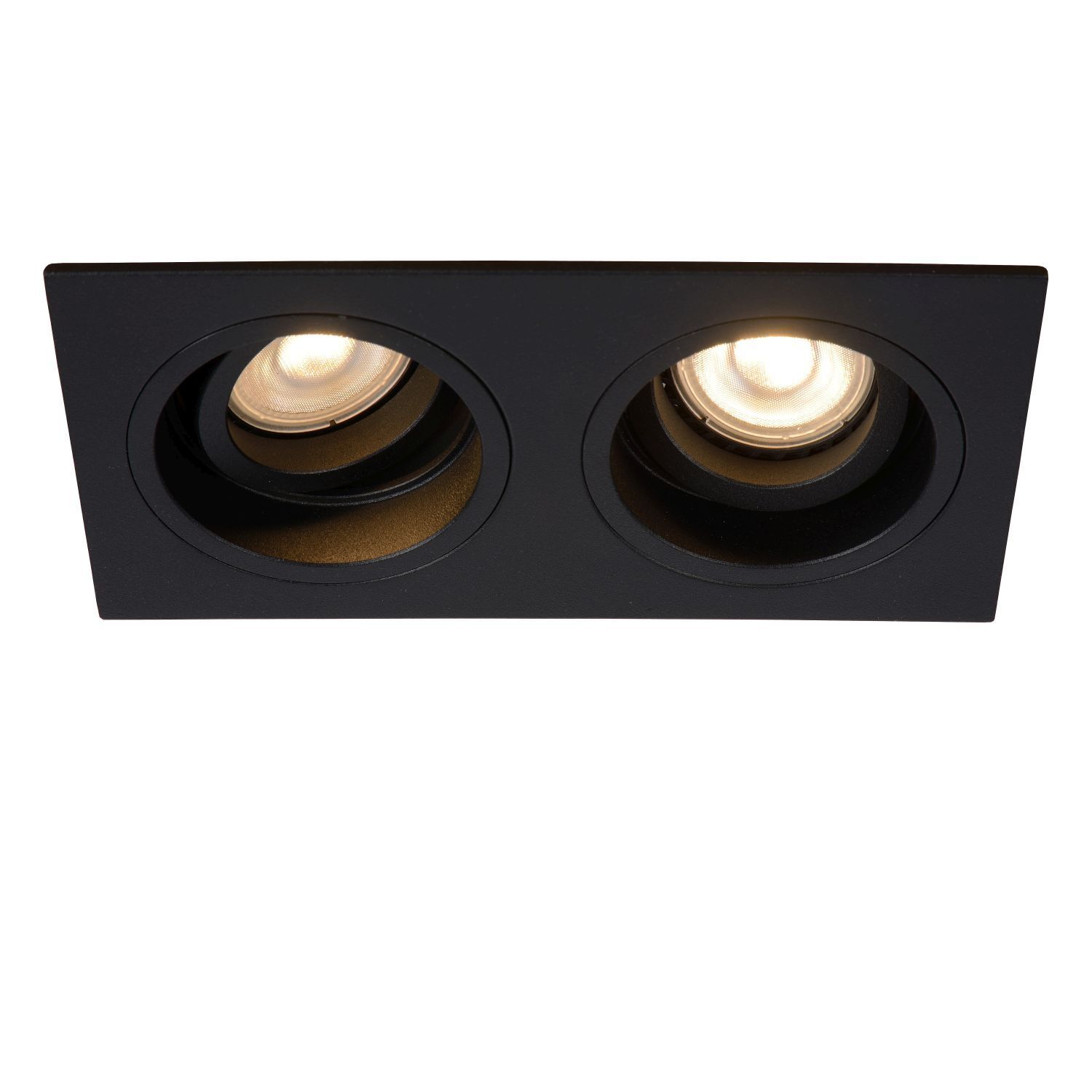 Einbauspot Metall Schwarz GU10 modern edel rund led, downlight, recessed, dual, schwarz