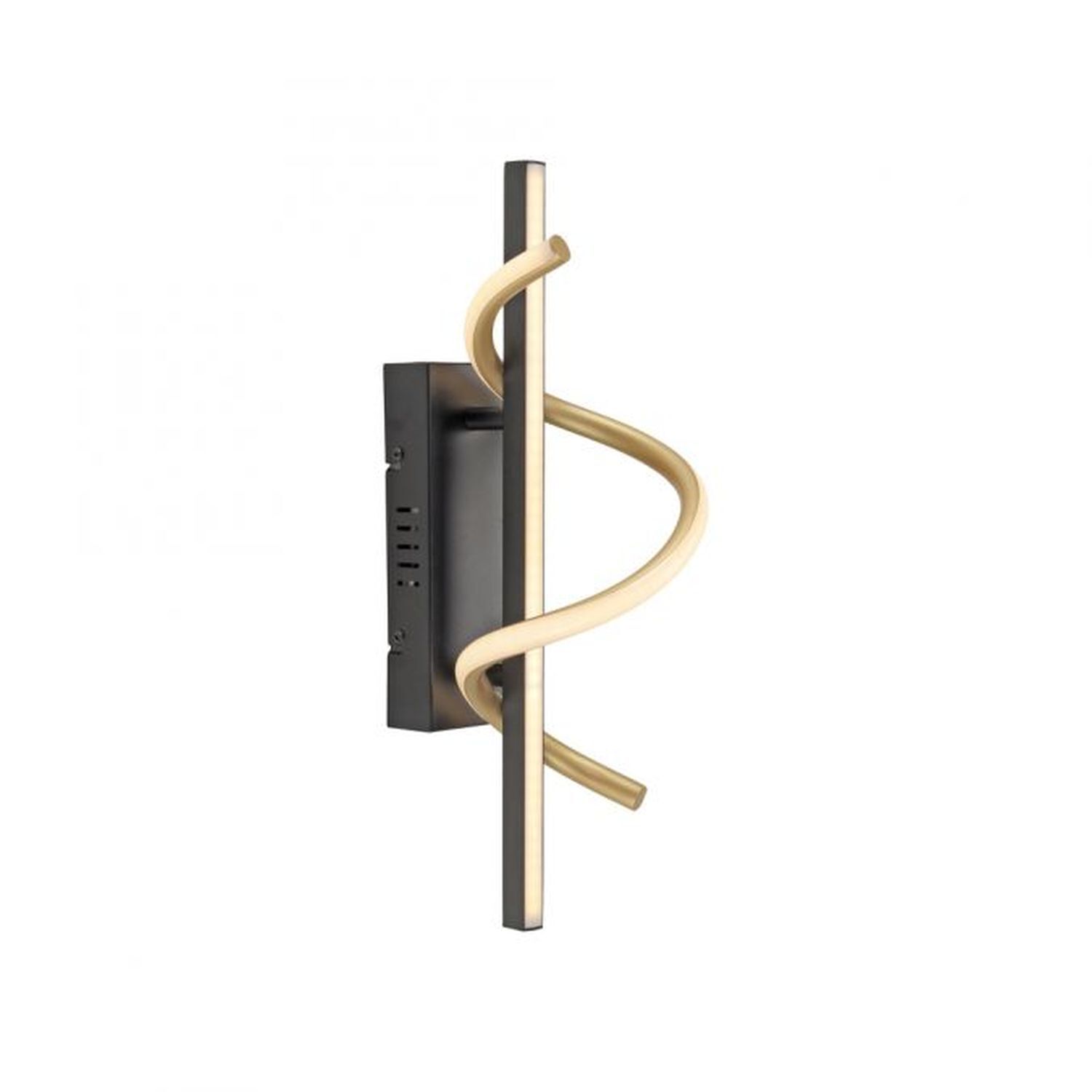 Applique LED métal dimmable 3000 K noir laiton Griff