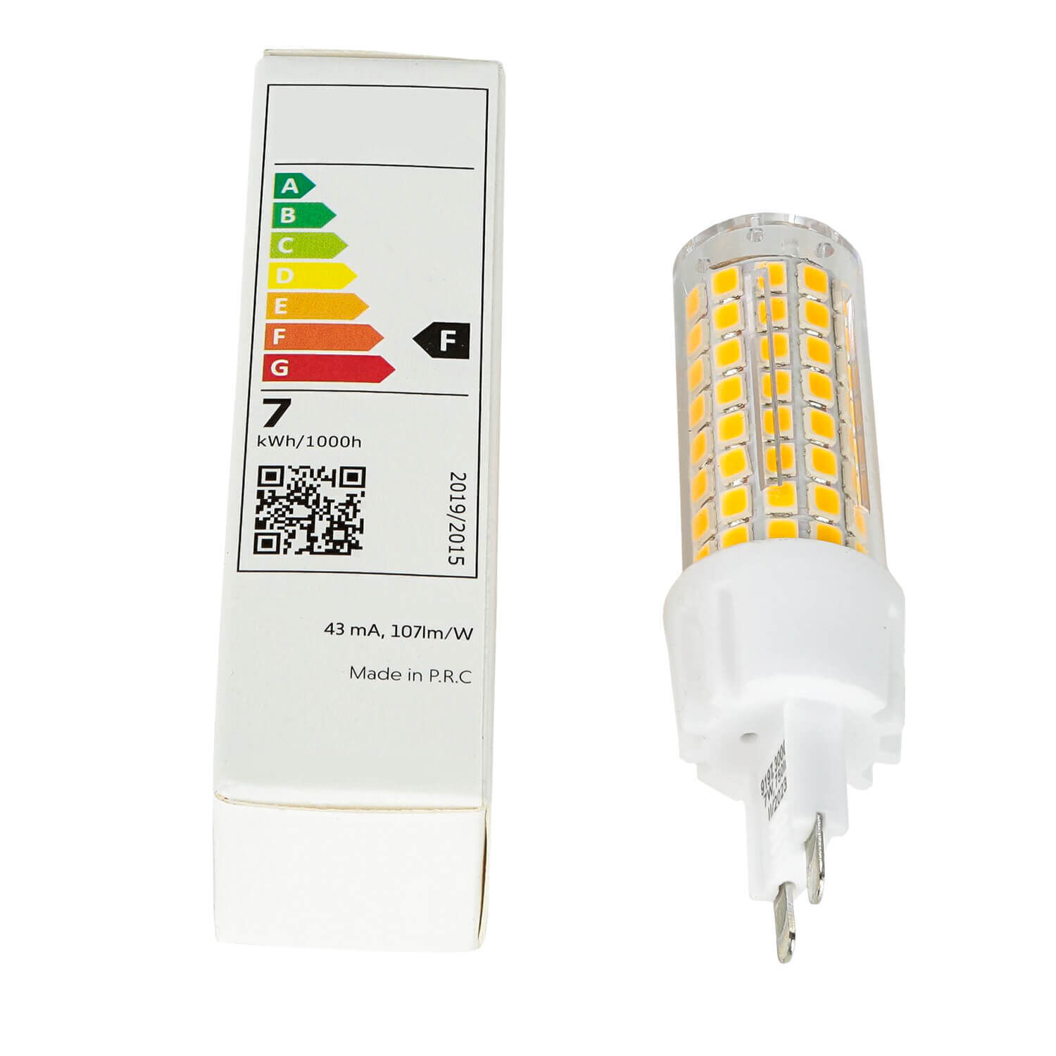 LED Leuchtmittel G9 7 Watt 3000 K 750 lm - LM112