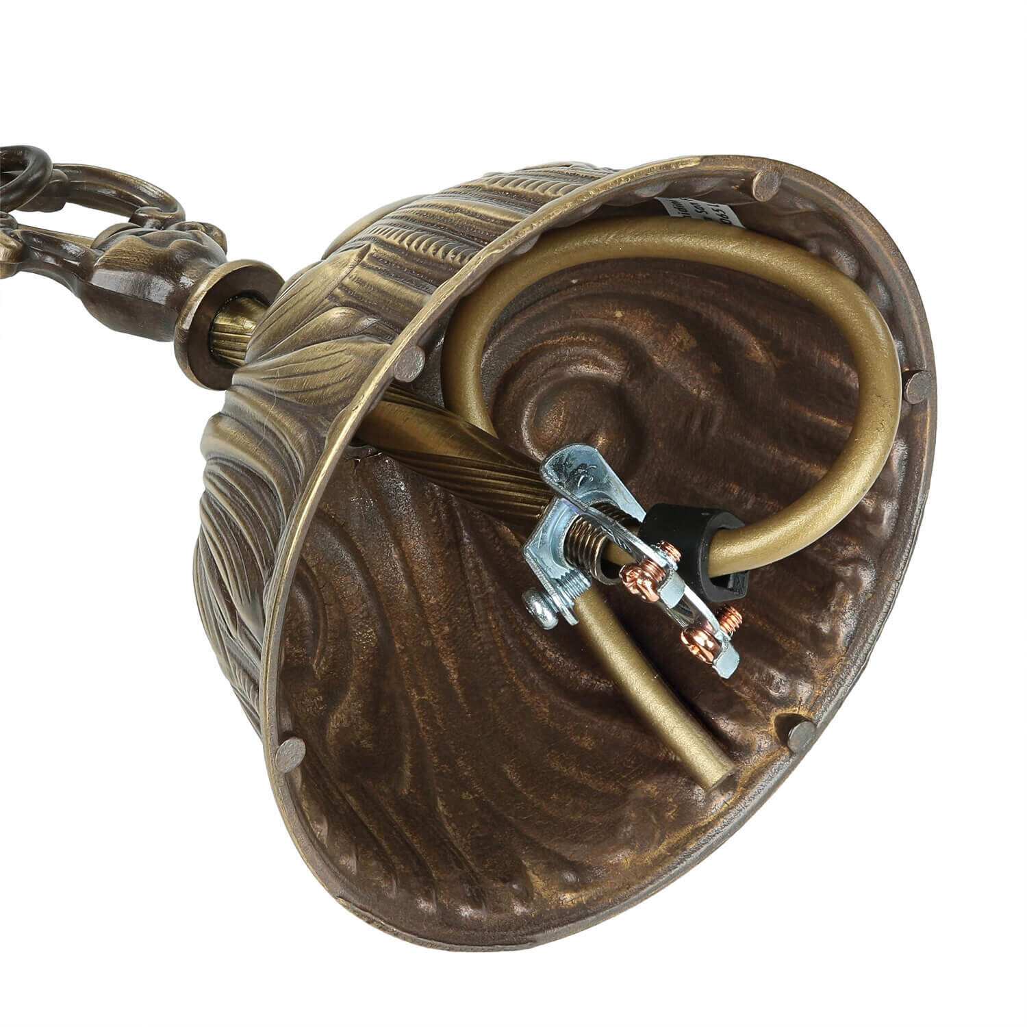 Jugendstil Kronleuchter Esszimmer Bronze, Zubehör