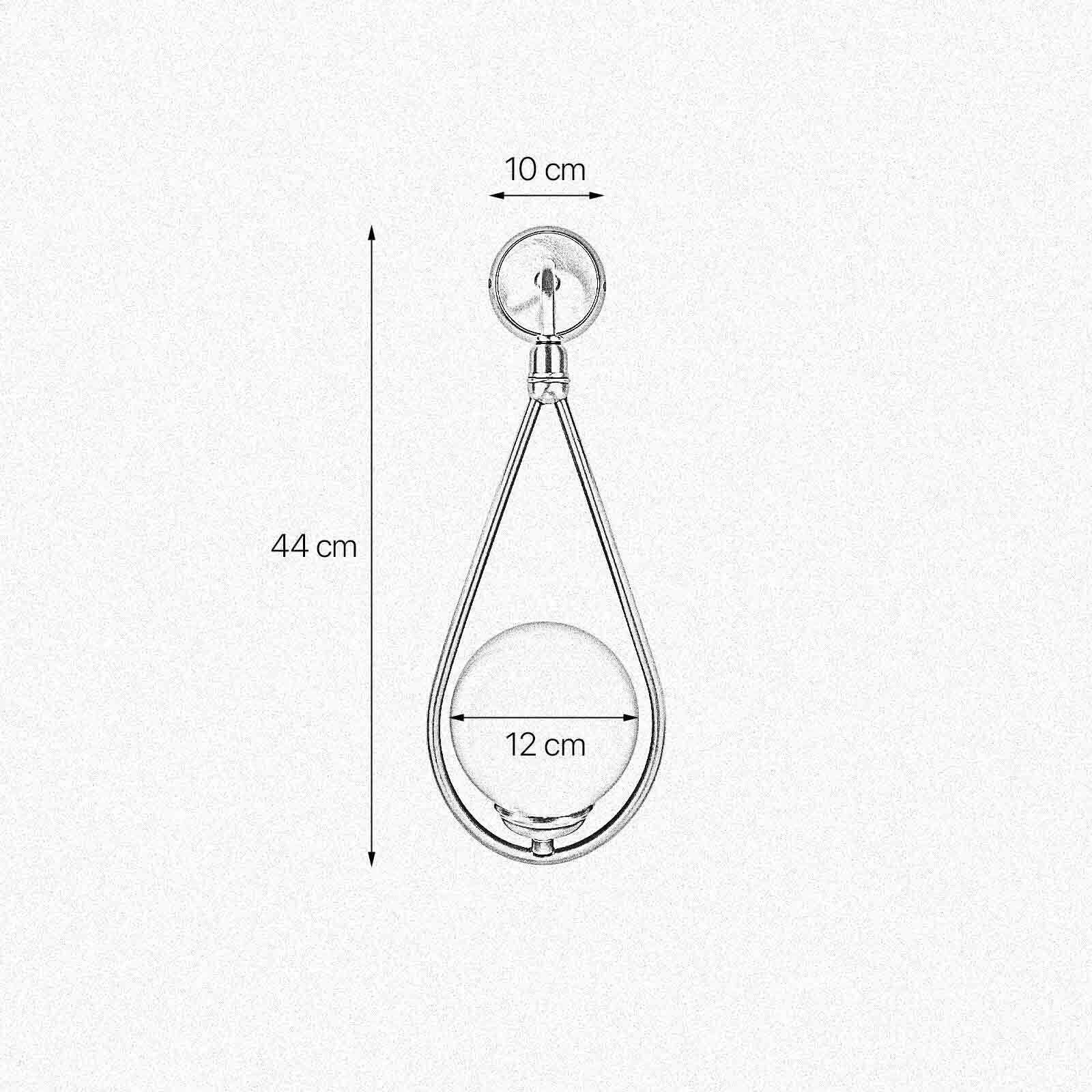 Applique Art Nouveau H : 44 cm laiton verre en bronze blanc Diagramm, Handlung, Zubehör, Ohrring, Schmuck