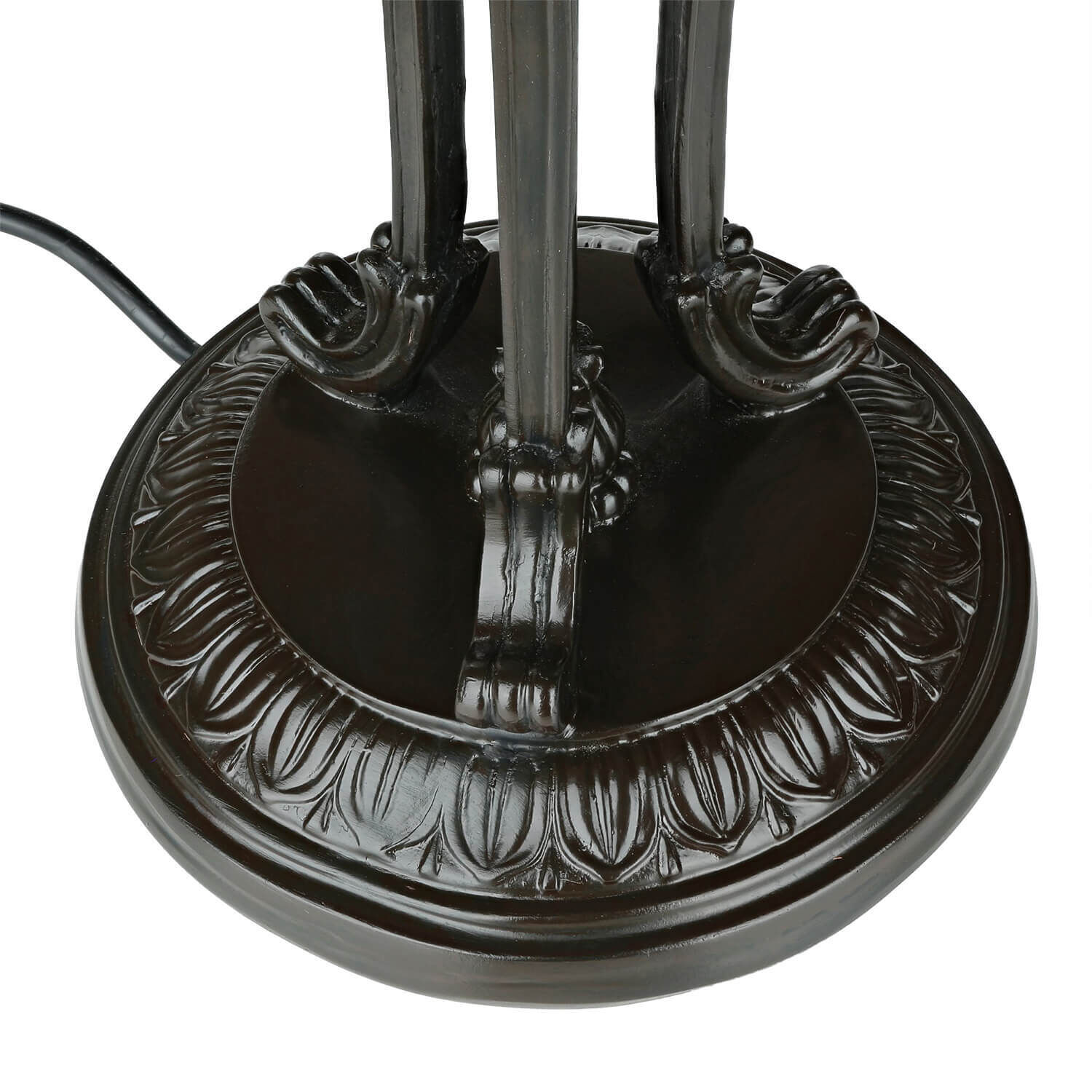 Tischlampe FARFALLA 4 H:59cm Tiffany Wohnzimmer Bronze, Elektrisches Gerät, Mikrofon, Mobiliar