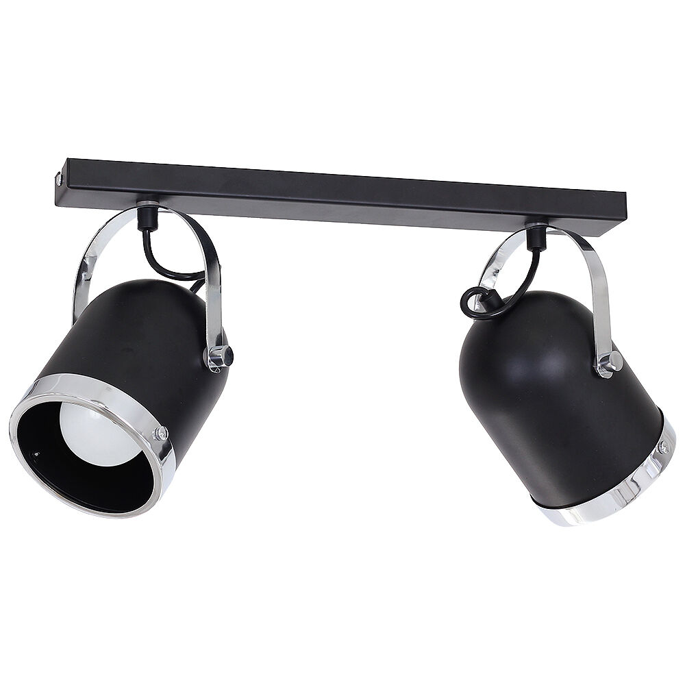 Spotstrahler NEO in Schwarz 2-flmg Beleuchtung, Lampe, Fön, Gerät, Elektrisches Gerät