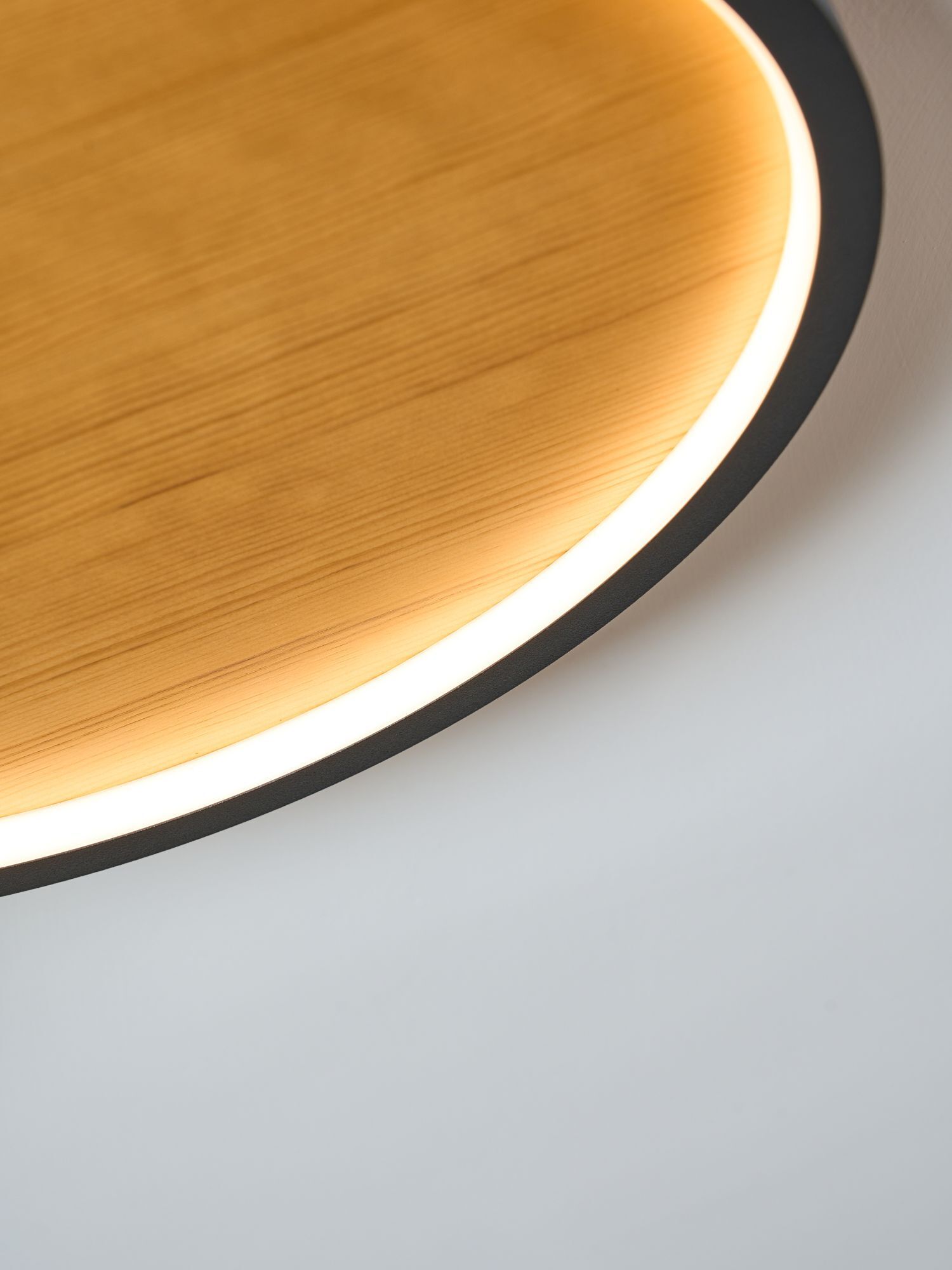 LED Deckenleuchte Holz Metall L:63,2 cm 23 W 3000 W Drinnen, Innenarchitektur, Holz