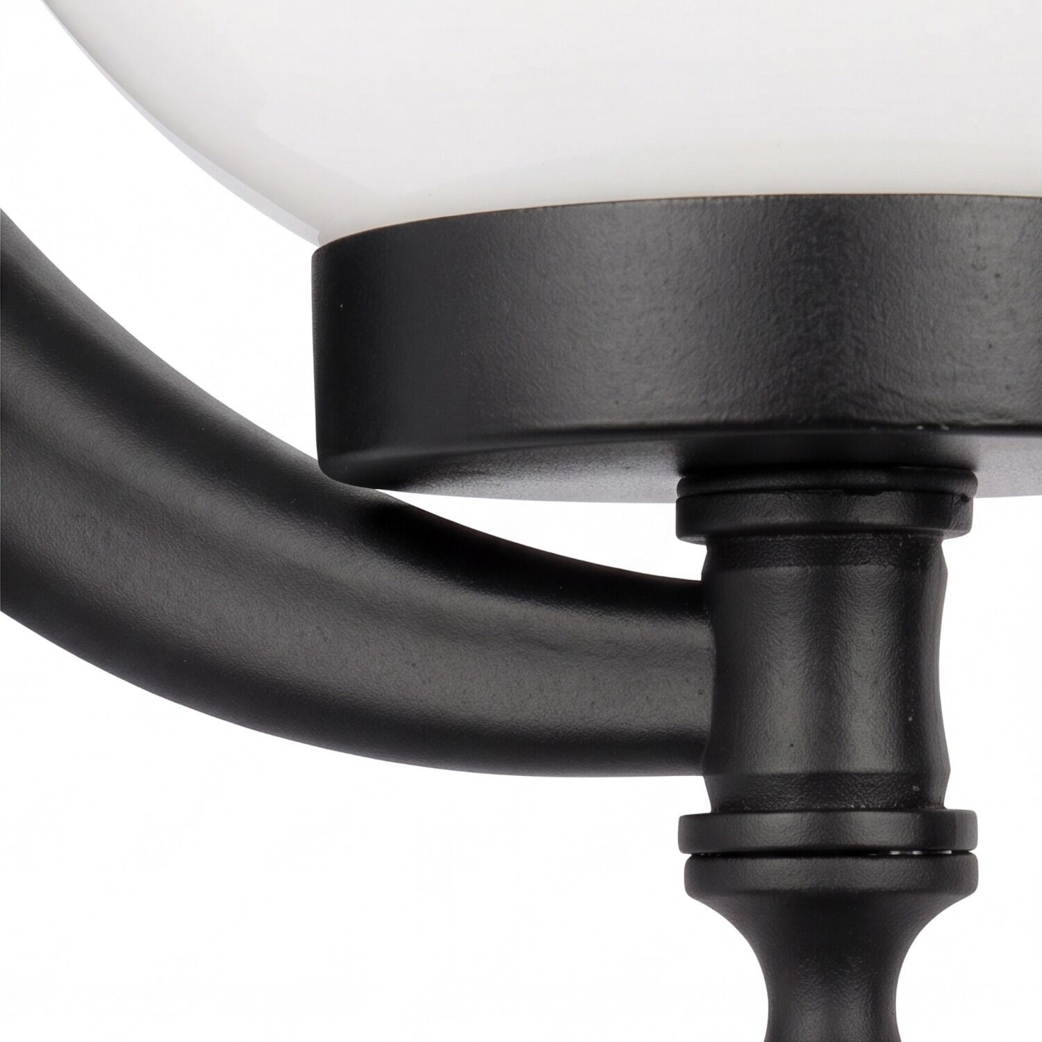 le51423-wandlampe-terrasse-eingangsbereich-aussen-metall-glas-klassisch-ip44-schwarz-weiss-05 Lampenfassung, Metall, Schwarz, Kugelkopf, Anschluss