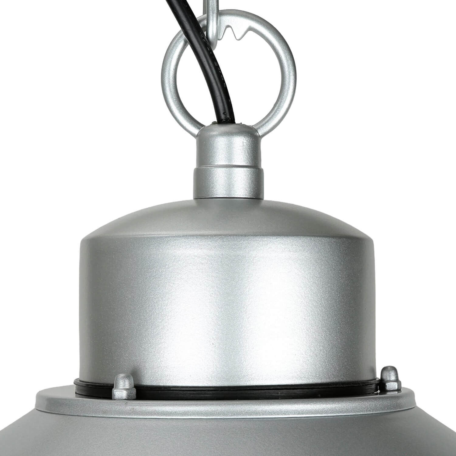 Außenlampe Edelstahl E27 IP44 in Silber Maritim