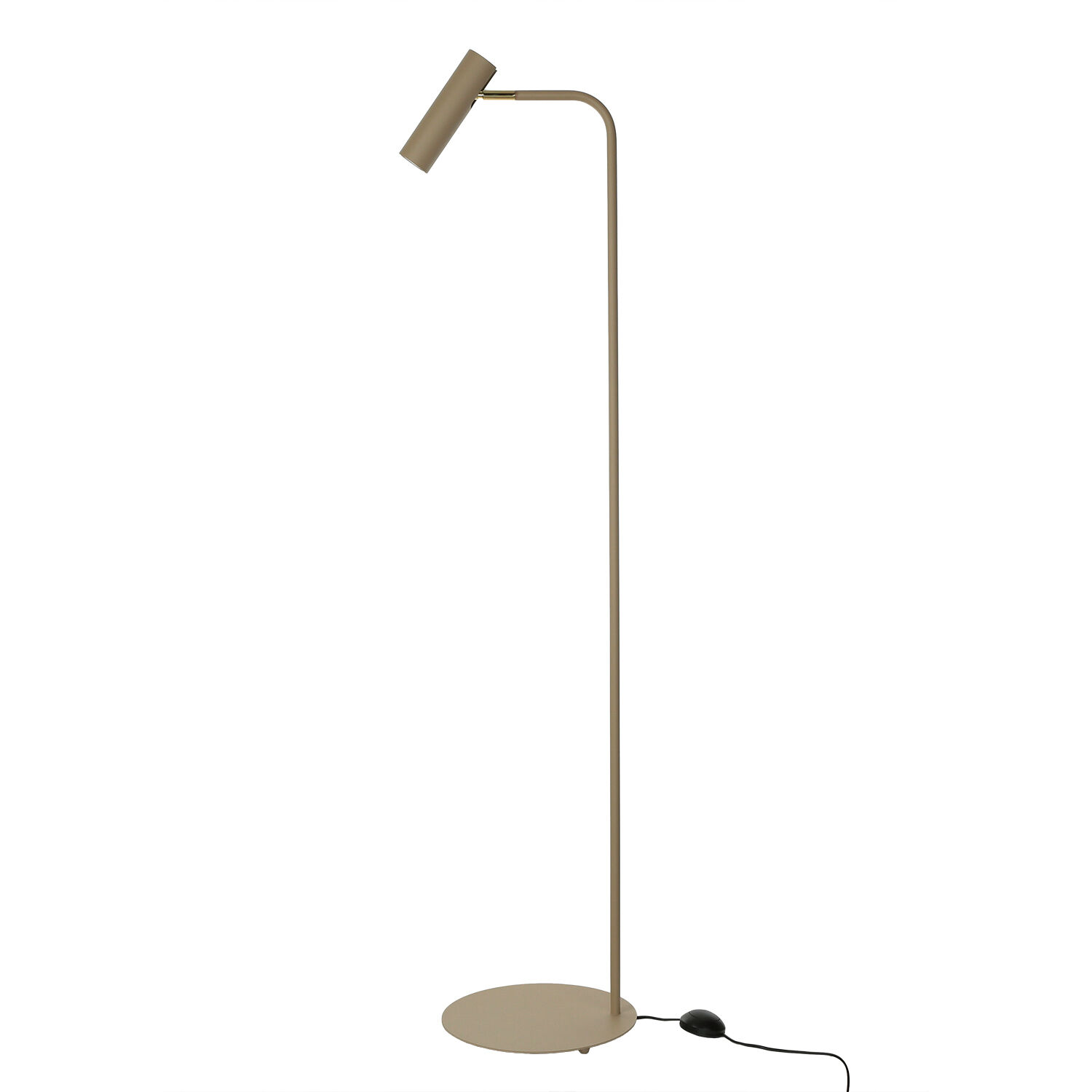 Stehlampe Metall GU10 verstellbar 159 cm in Beige Gold Lampe
