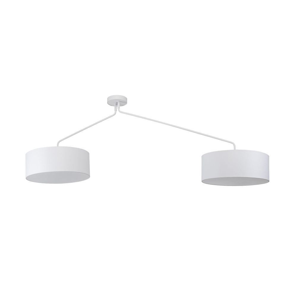 XXL Deckenlampe Weiß verstellbar 100-156cm lang