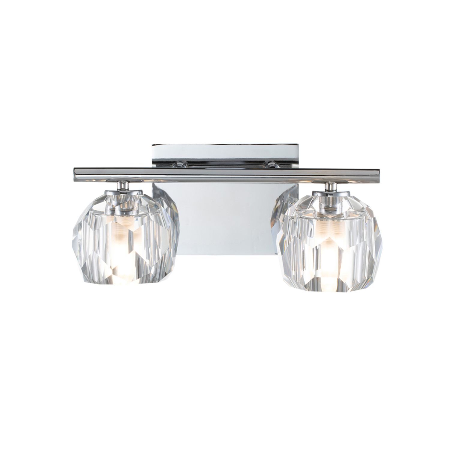 Badezimmerleuchte Kristall LED G9 3000 K 33,4 cm breit klein Leuchte, Deckenleuchte, Beleuchtung