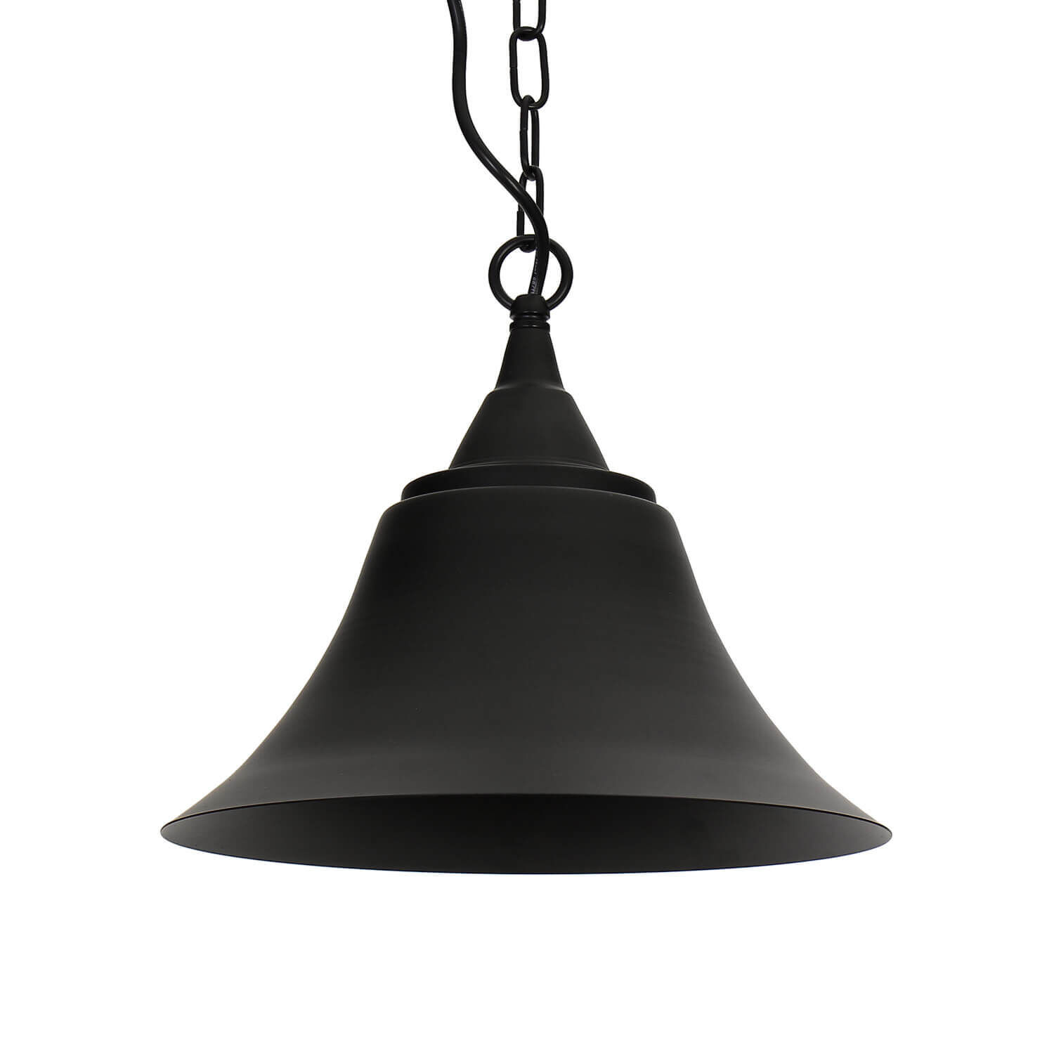Hängelampe Schwarz Vintage Ø 30 cm Metall E27 Lampe, Kronleuchter
