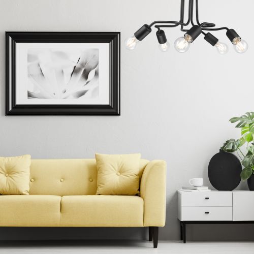 Esszimmer Deckenleuchte Schwarz Modern Wohnzimmer