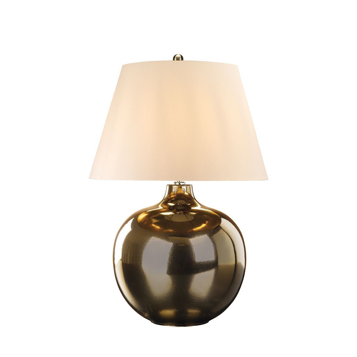 Grande lampe de table en bronze ivoire 71 cm Classique E27