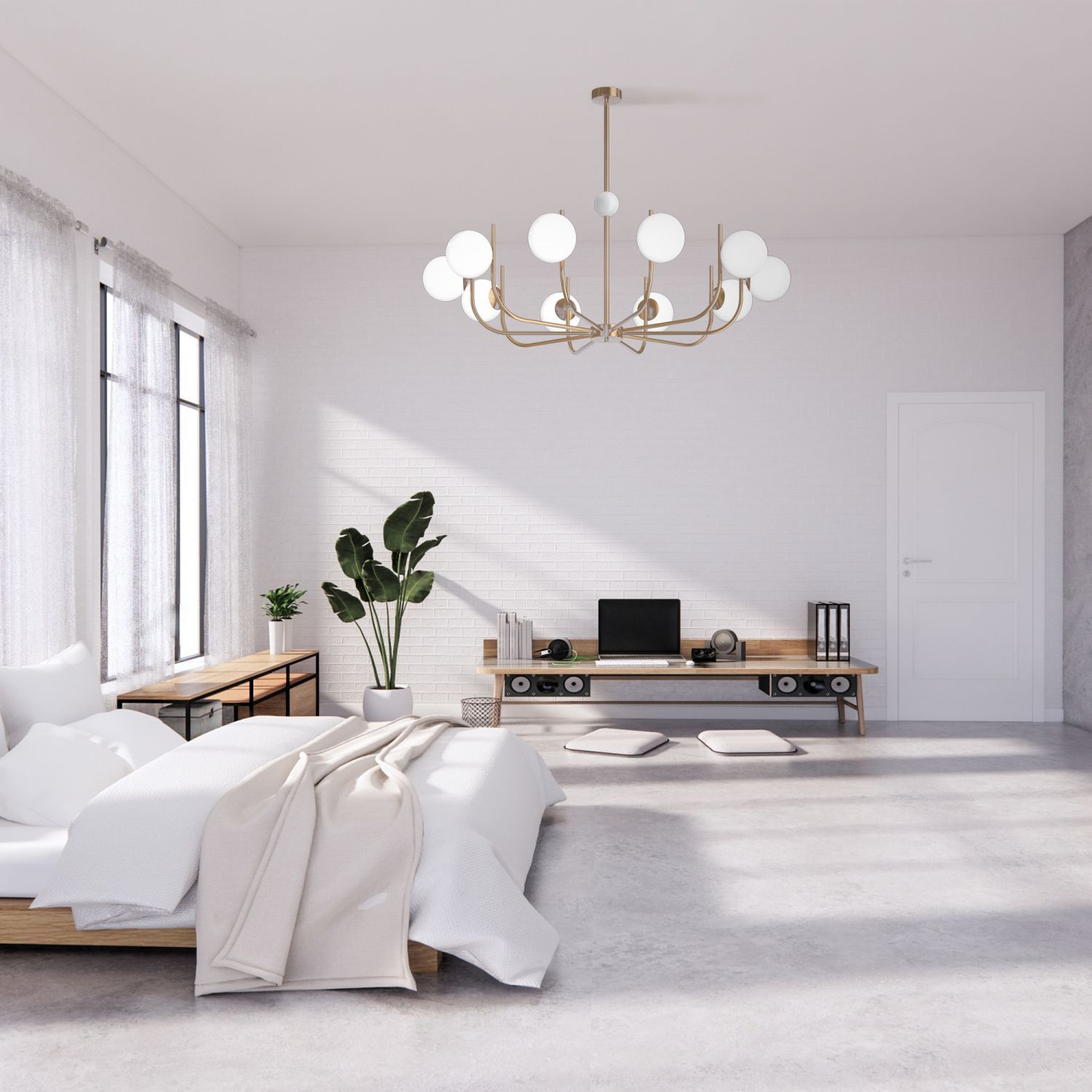 Dekoration für Zuhause, Pflanze, Mobiliar, Kronleuchter, Lampe