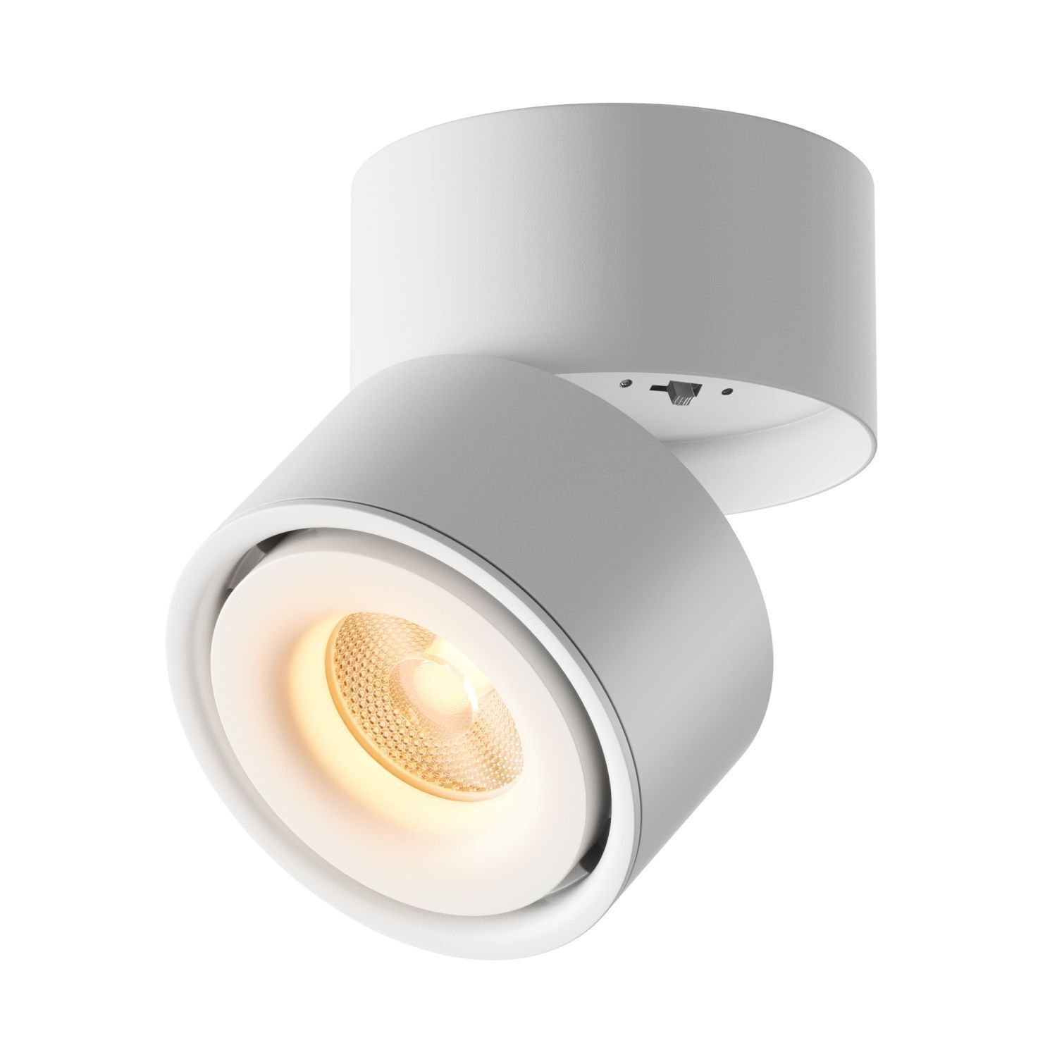 LED Deckenspot schwenkbar Metall Weiß L:10 cm 3000 K Spotlight, Deckenleuchte, LED, weiß, Kugel-Spot