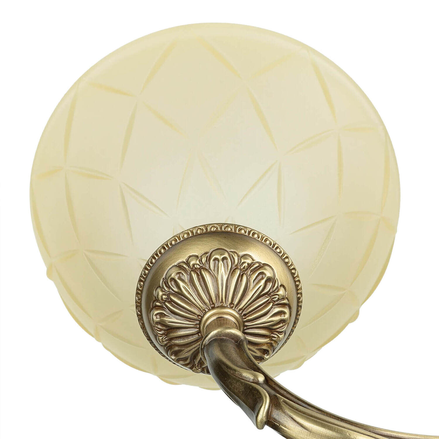 Jugendstil Wandleuchte E14 Elisa Lampe, Leuchte, Lampenschirm