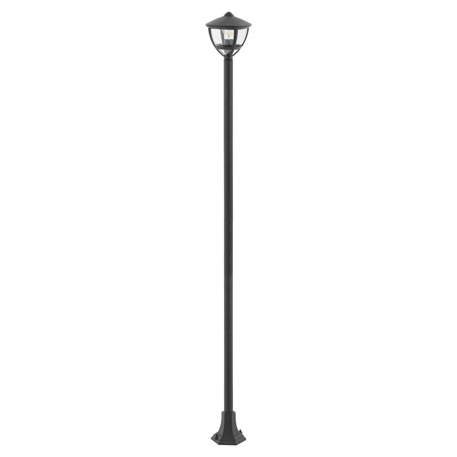 Lampe d'extérieur IP44 Noir E27 200 cm Aluminium Moderne