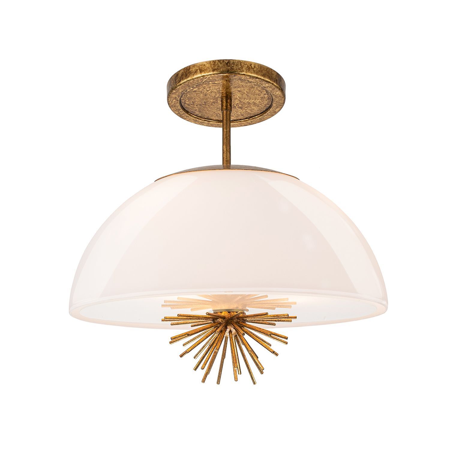 Pendelleuchte Glas Metall D: 45,7 cm rund 3x E14 verstellbar Lampe, Leuchte, Deckenleuchte, Deckenventilator, Elektrisches Gerät